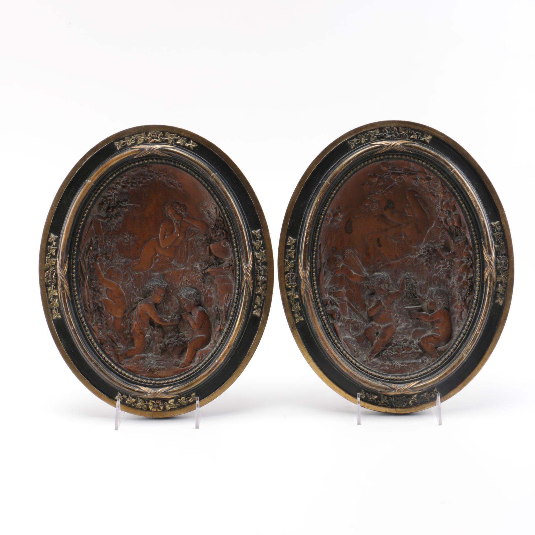 Copper Nude Figural Engravings