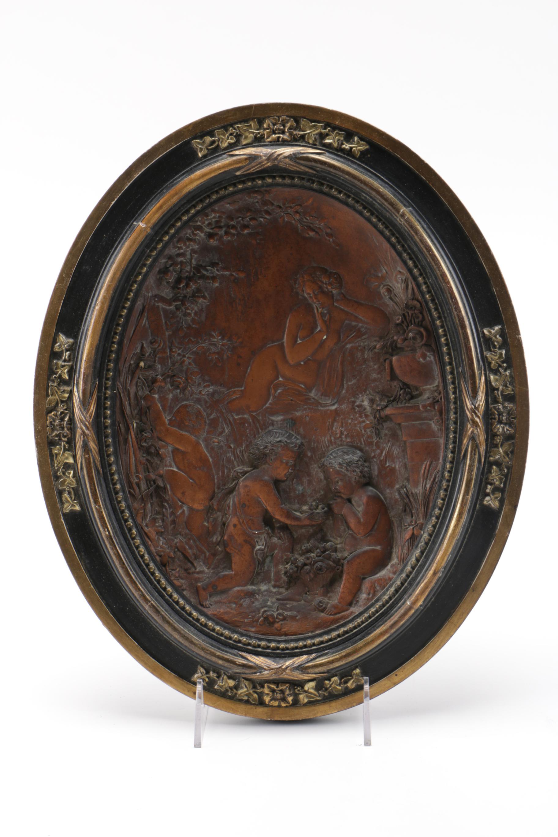 Copper Nude Figural Engravings