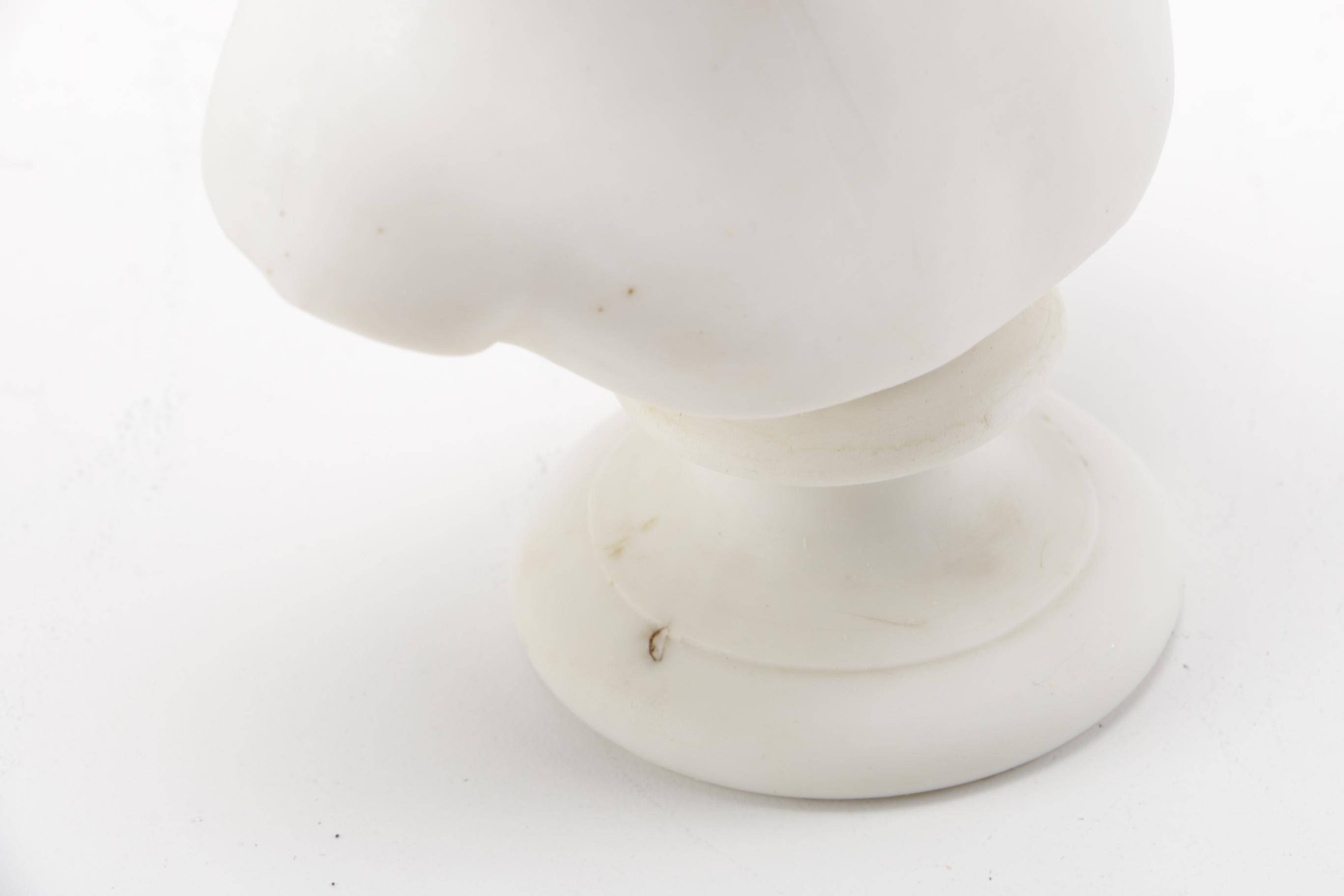 Cupid and Flora Porcelain Busts