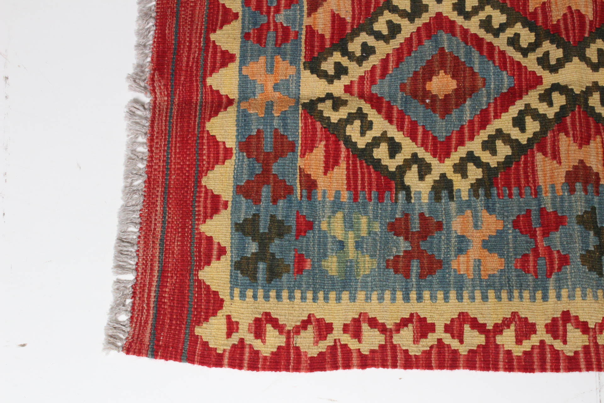 Handwoven Turkish Kilim Accent Rug