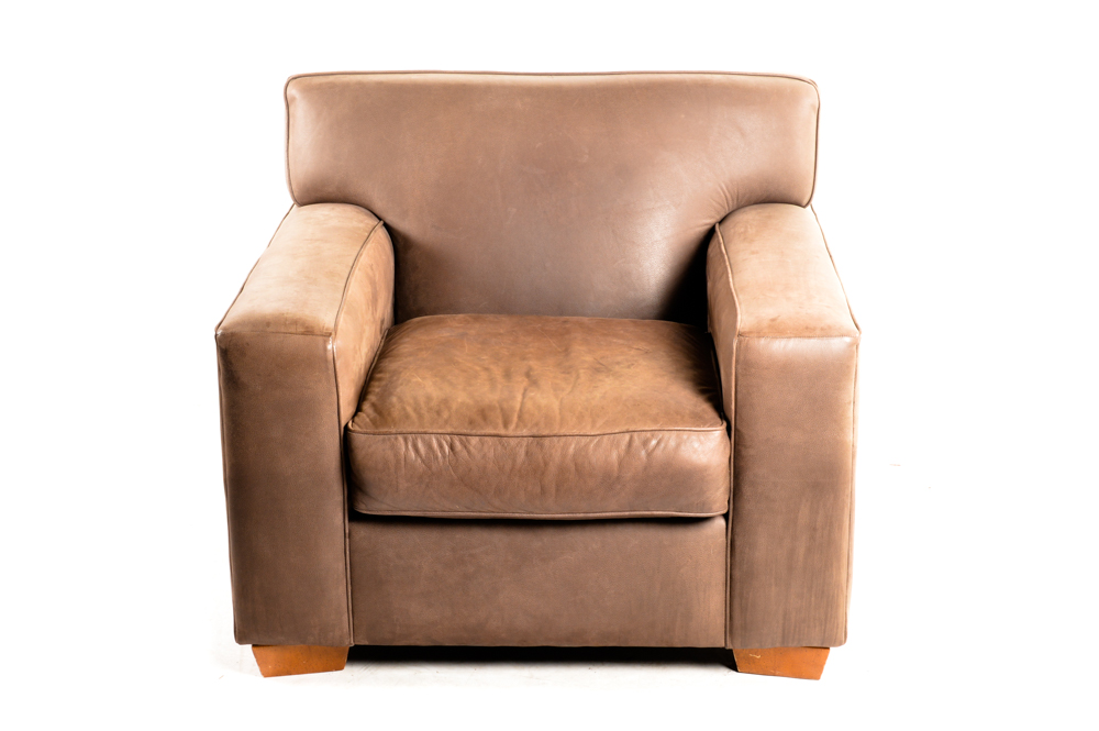 Club Chair in a Camel Hue by Bauhaus