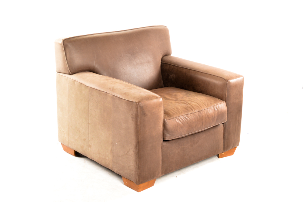 Club Chair in a Camel Hue by Bauhaus