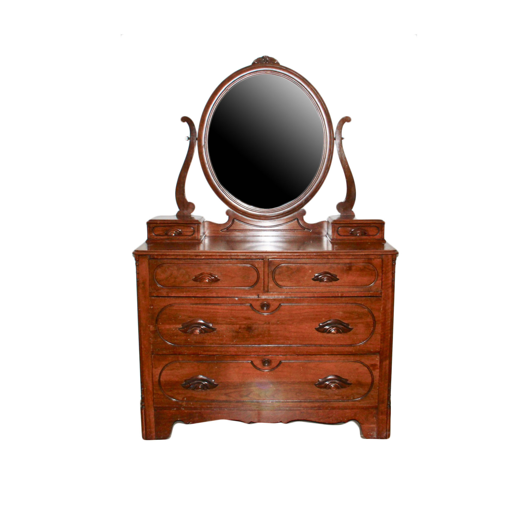 Vintage Vanity With Mirror