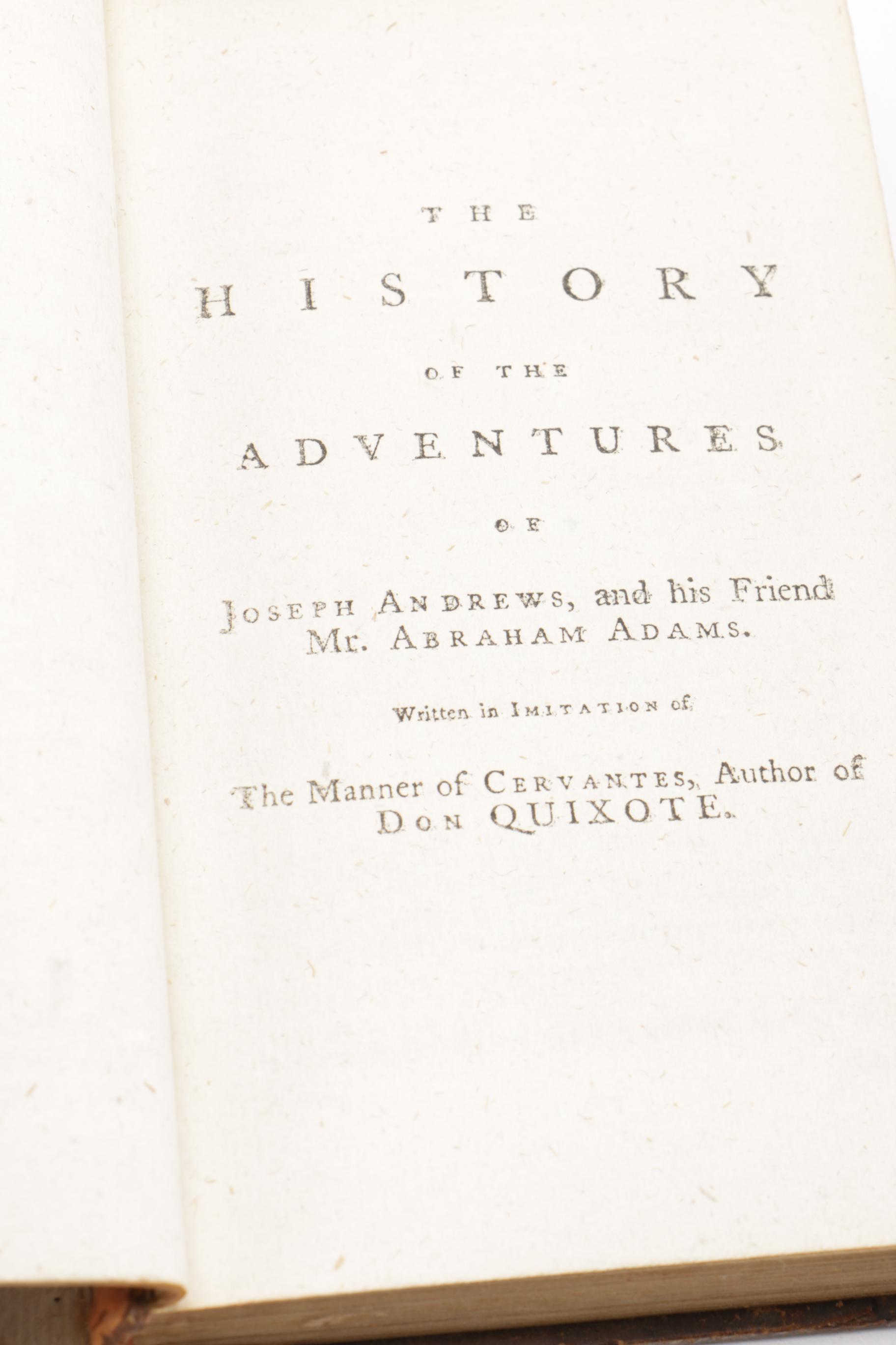 Eight of Twelve Volumes of "The Works of Henry Fielding"