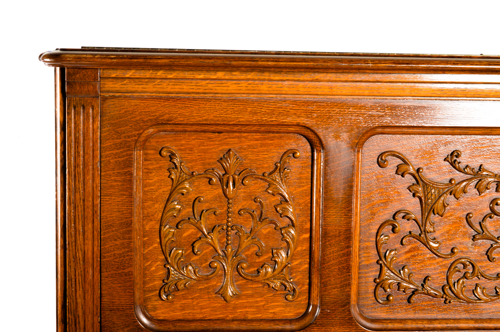 Vintage Whitney Upright Piano and Bench