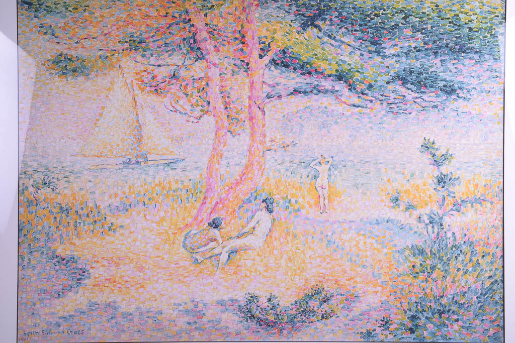 Offset Lithograph of a Pointillism Painting by Henri Edmond Cross
