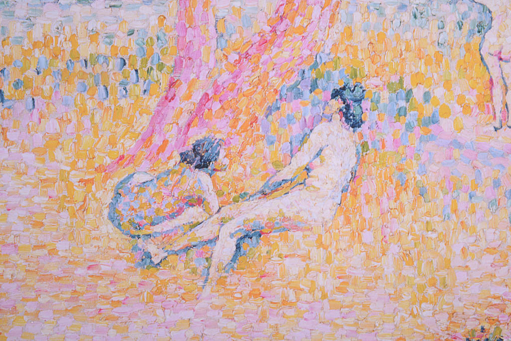 Offset Lithograph of a Pointillism Painting by Henri Edmond Cross