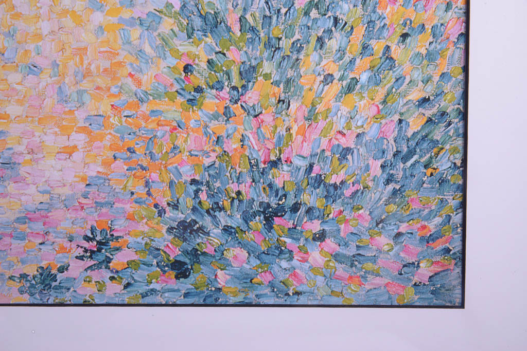 Offset Lithograph of a Pointillism Painting by Henri Edmond Cross