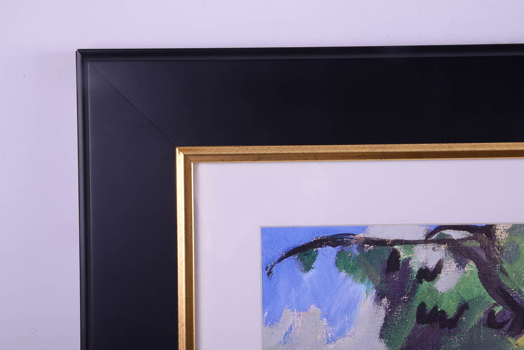 Offset Lithograph of Ernst Ludwig Kirchner's "Nudes Playing Under the Tree"