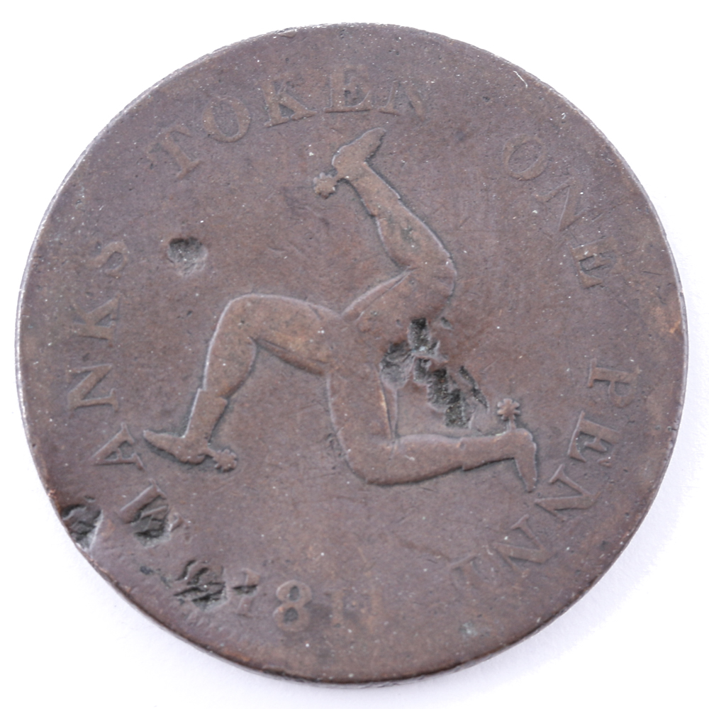 1811 Isle of Man Manks One Penny Token