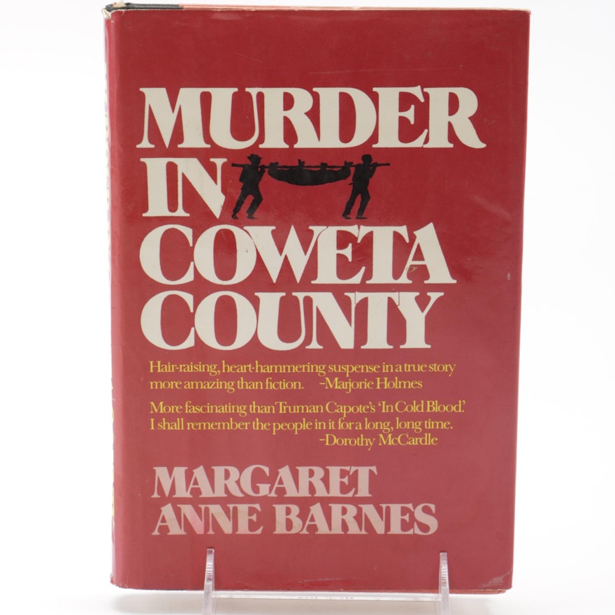 1976 Signed "Murder In Coweta County" by Margaret Anne Barnes