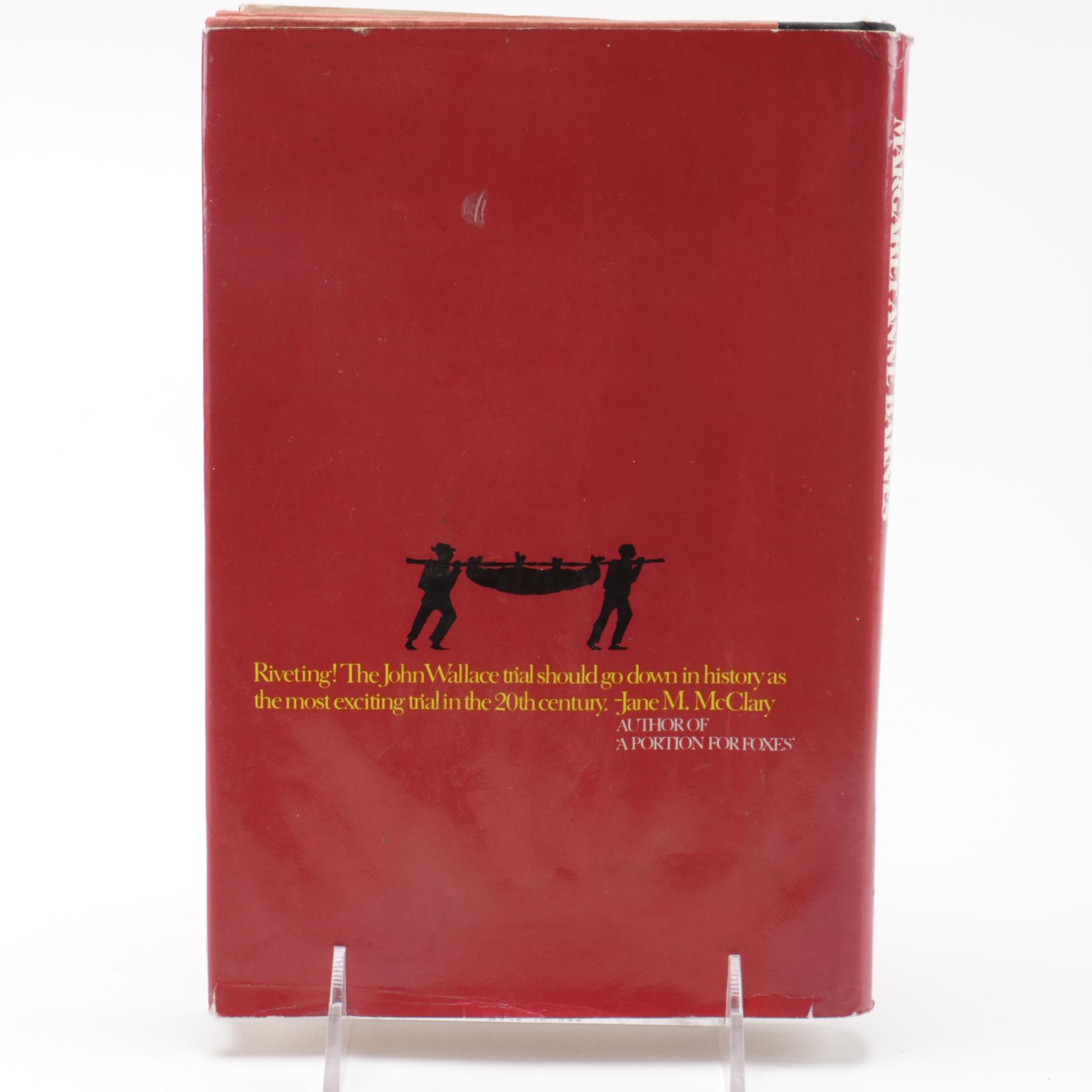 1976 Signed "Murder In Coweta County" by Margaret Anne Barnes