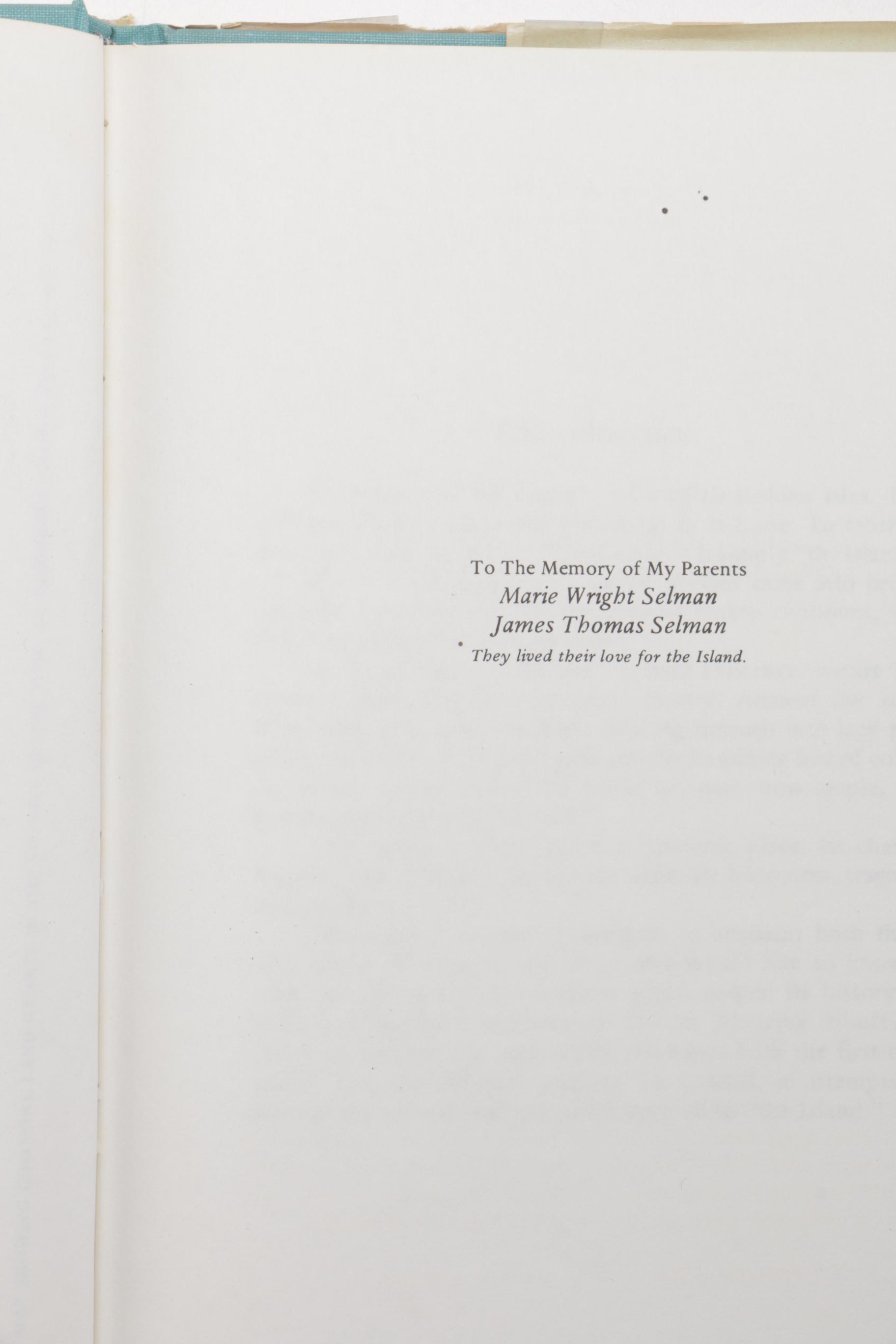 Signed First Edition "St. Simons Enchanted Island" by Barbara Hull