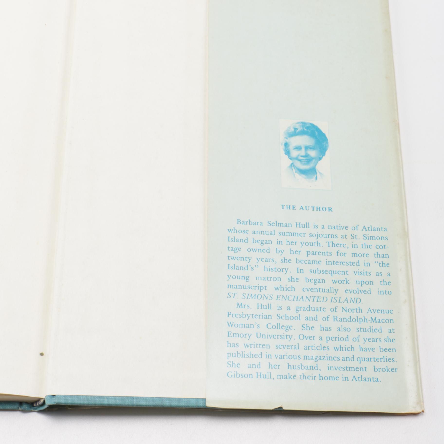 Signed First Edition "St. Simons Enchanted Island" by Barbara Hull