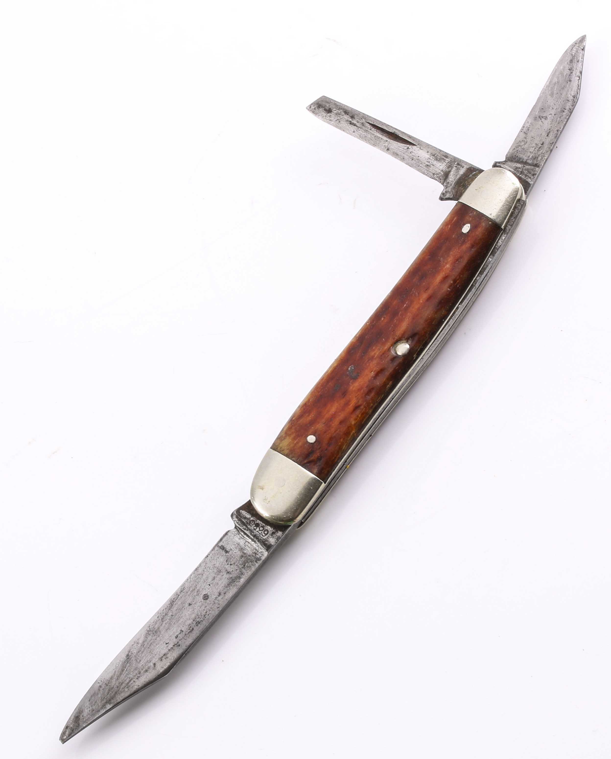 1965-1969 Era Case XX Model 6380 Three Blade Whittler Pocket Knife