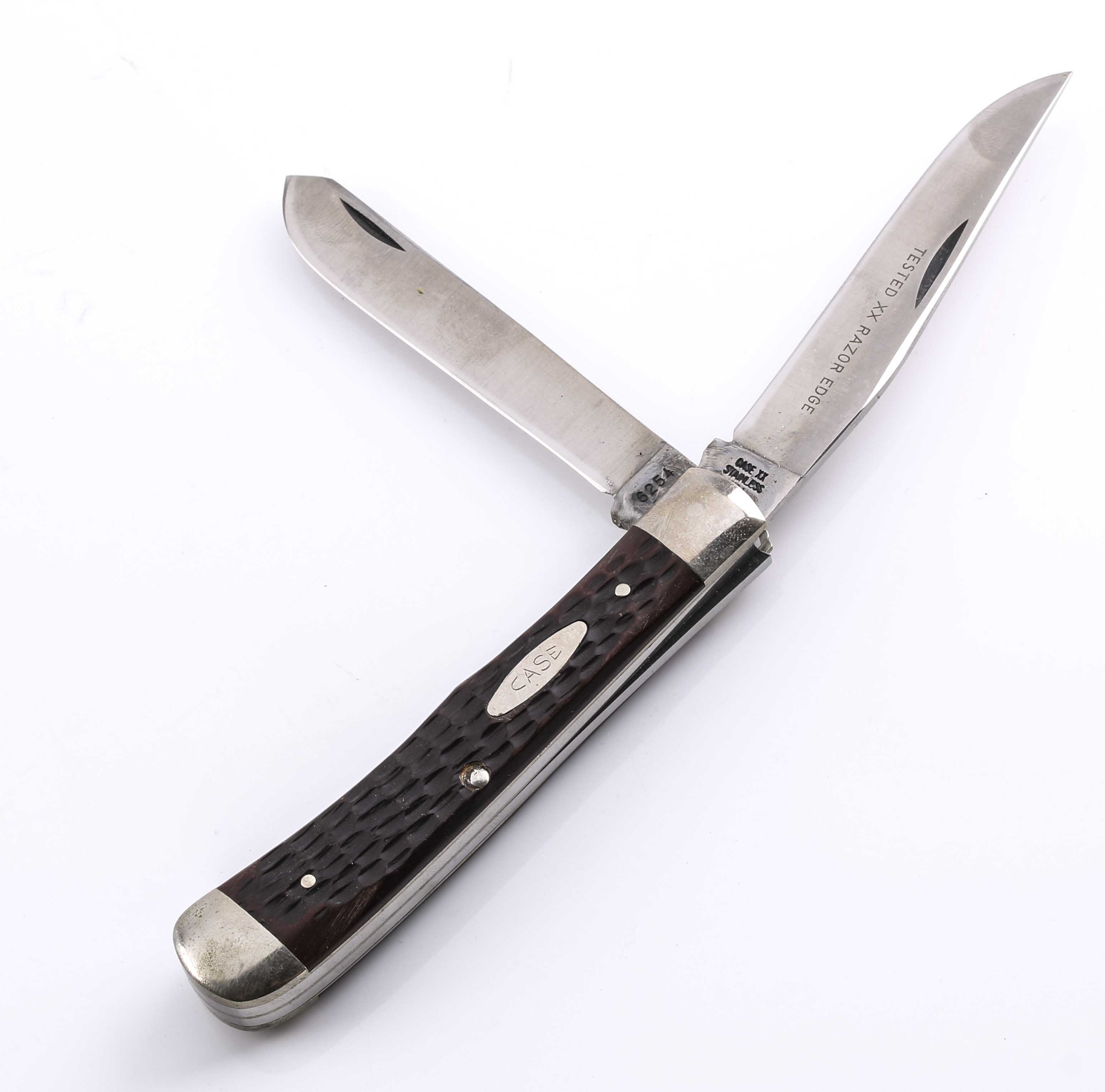1976 Case XX Model 6254 SSP Trapper Two Blade Pocket Knife
