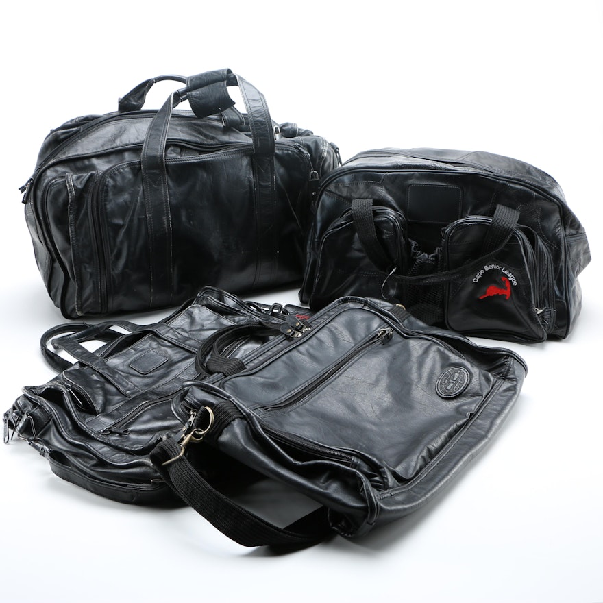 Leather and Faux Leather Soft Sided Luggage