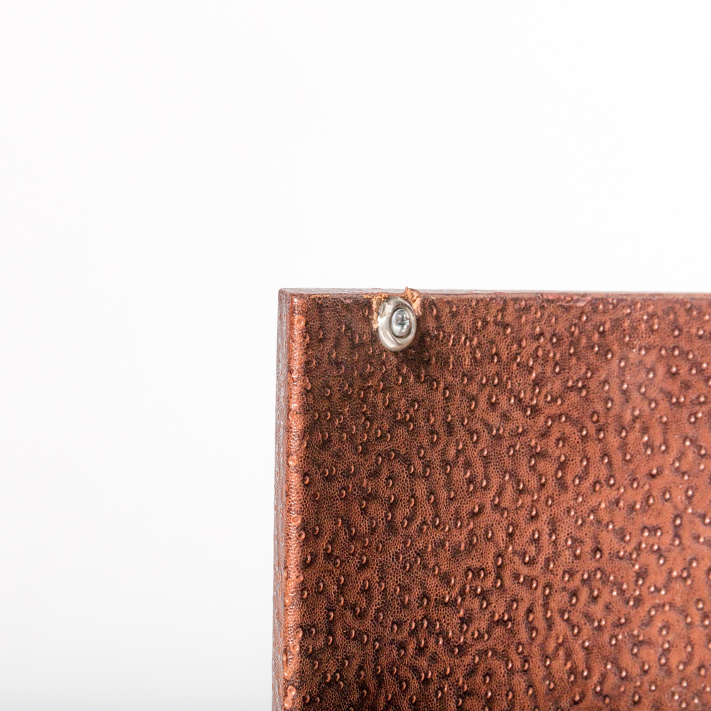 Faux Ostrich Mini Storage Console