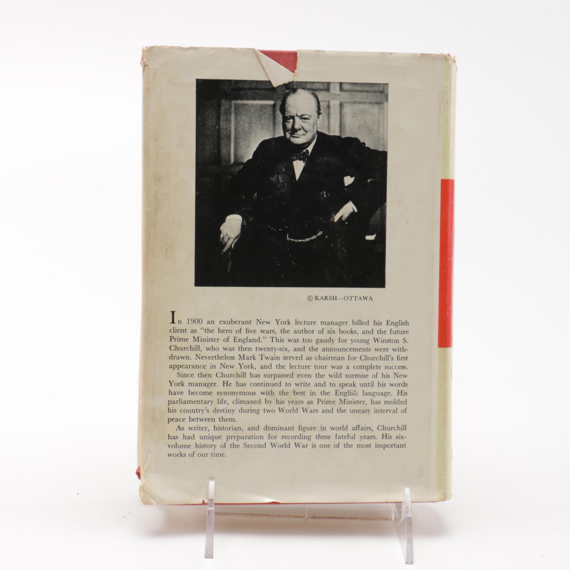 First Edition Six Volume Set of "The Second World War" by Winston Churchill