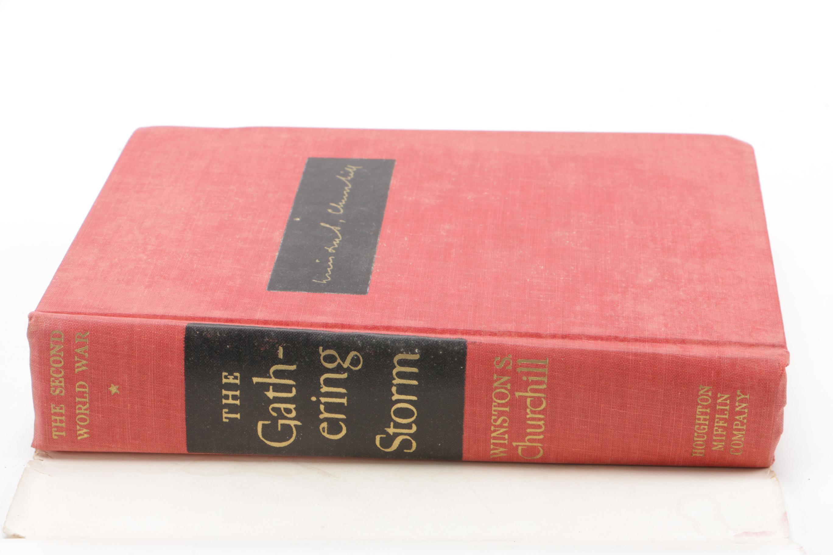 First Edition Six Volume Set of "The Second World War" by Winston Churchill