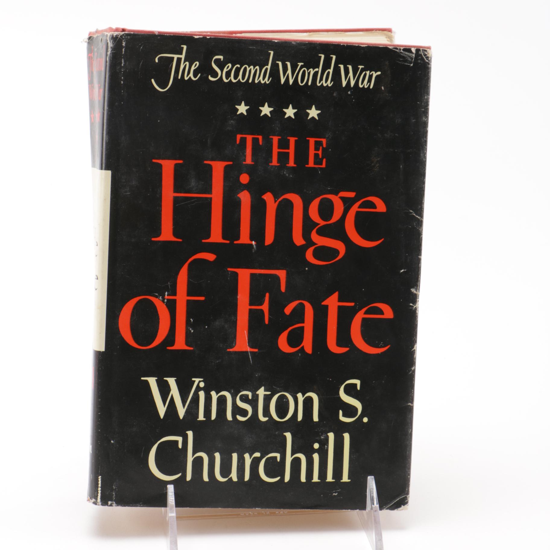 First Edition Six Volume Set of "The Second World War" by Winston Churchill