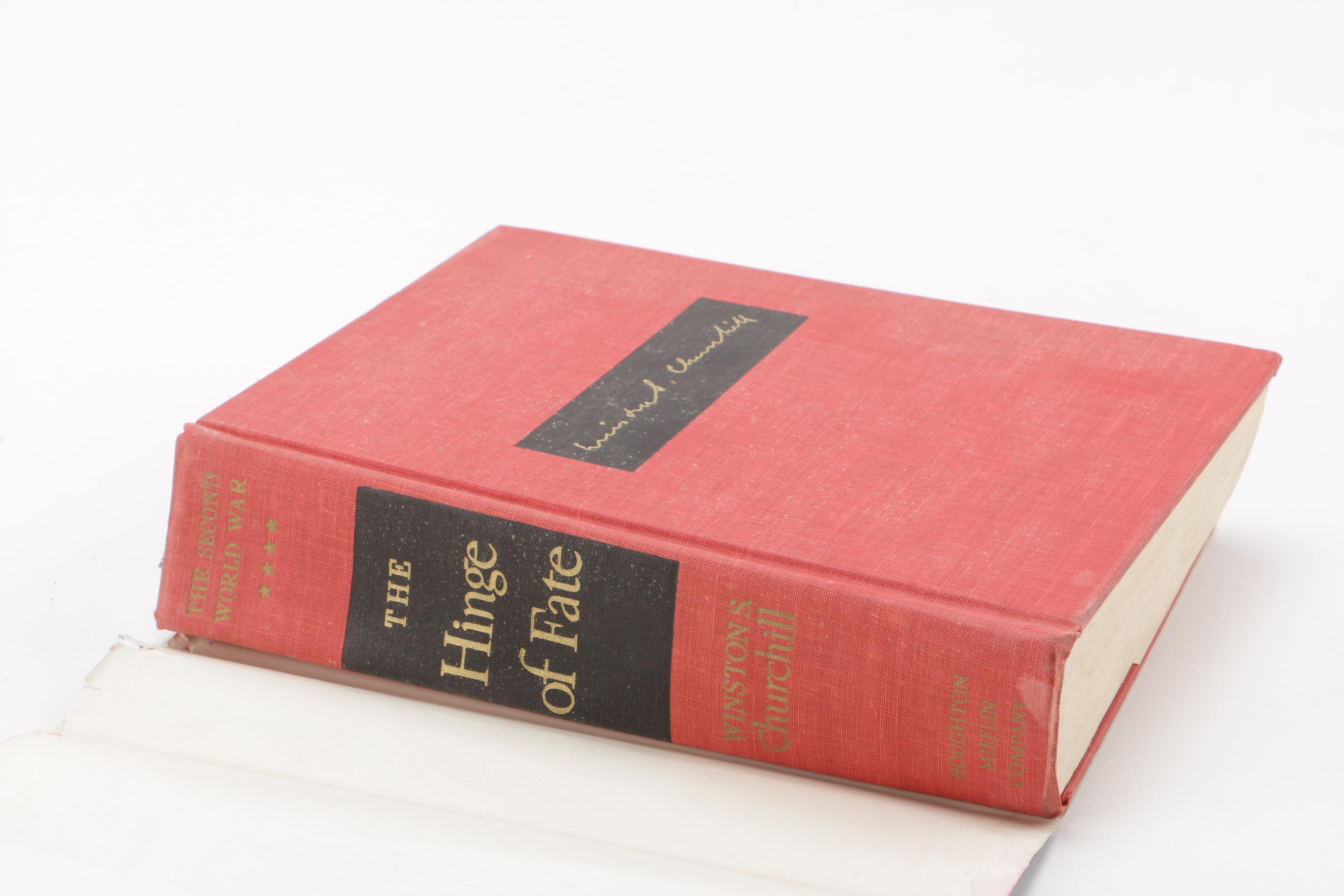 First Edition Six Volume Set of "The Second World War" by Winston Churchill