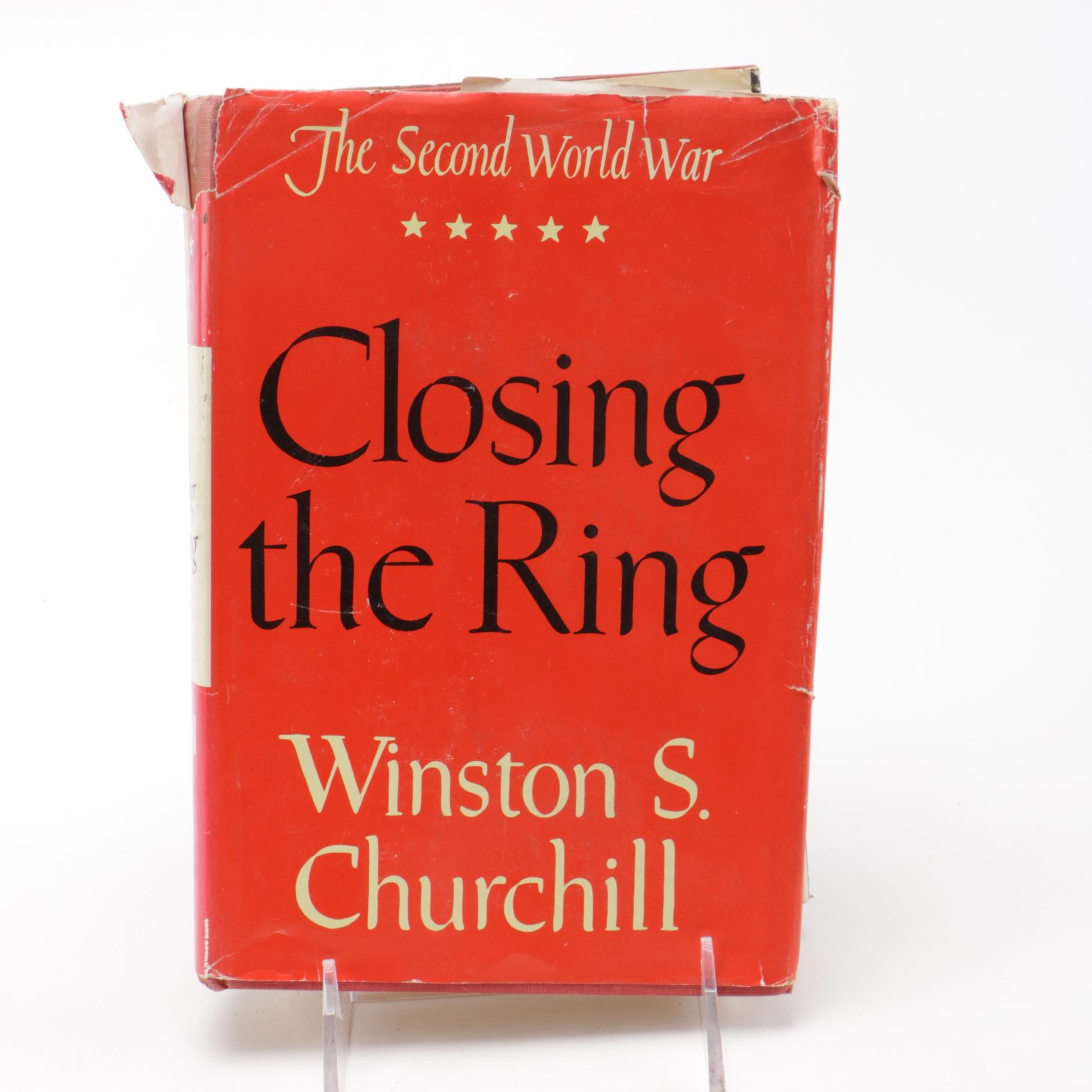 First Edition Six Volume Set of "The Second World War" by Winston Churchill