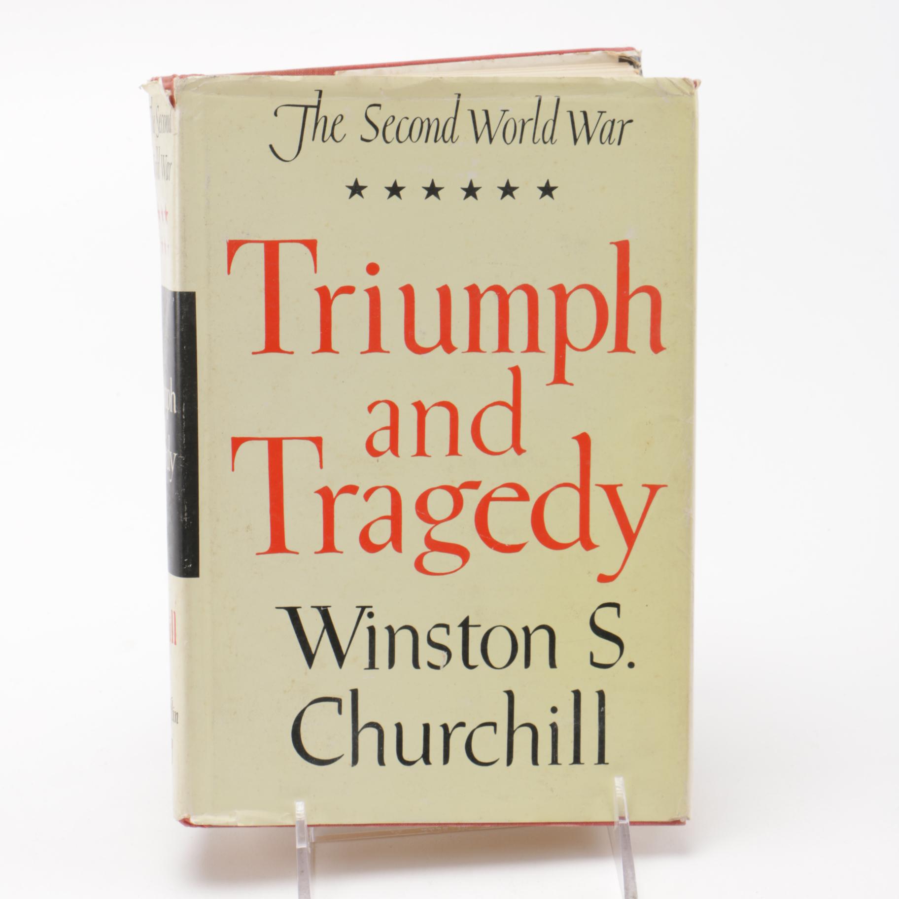 First Edition Six Volume Set of "The Second World War" by Winston Churchill