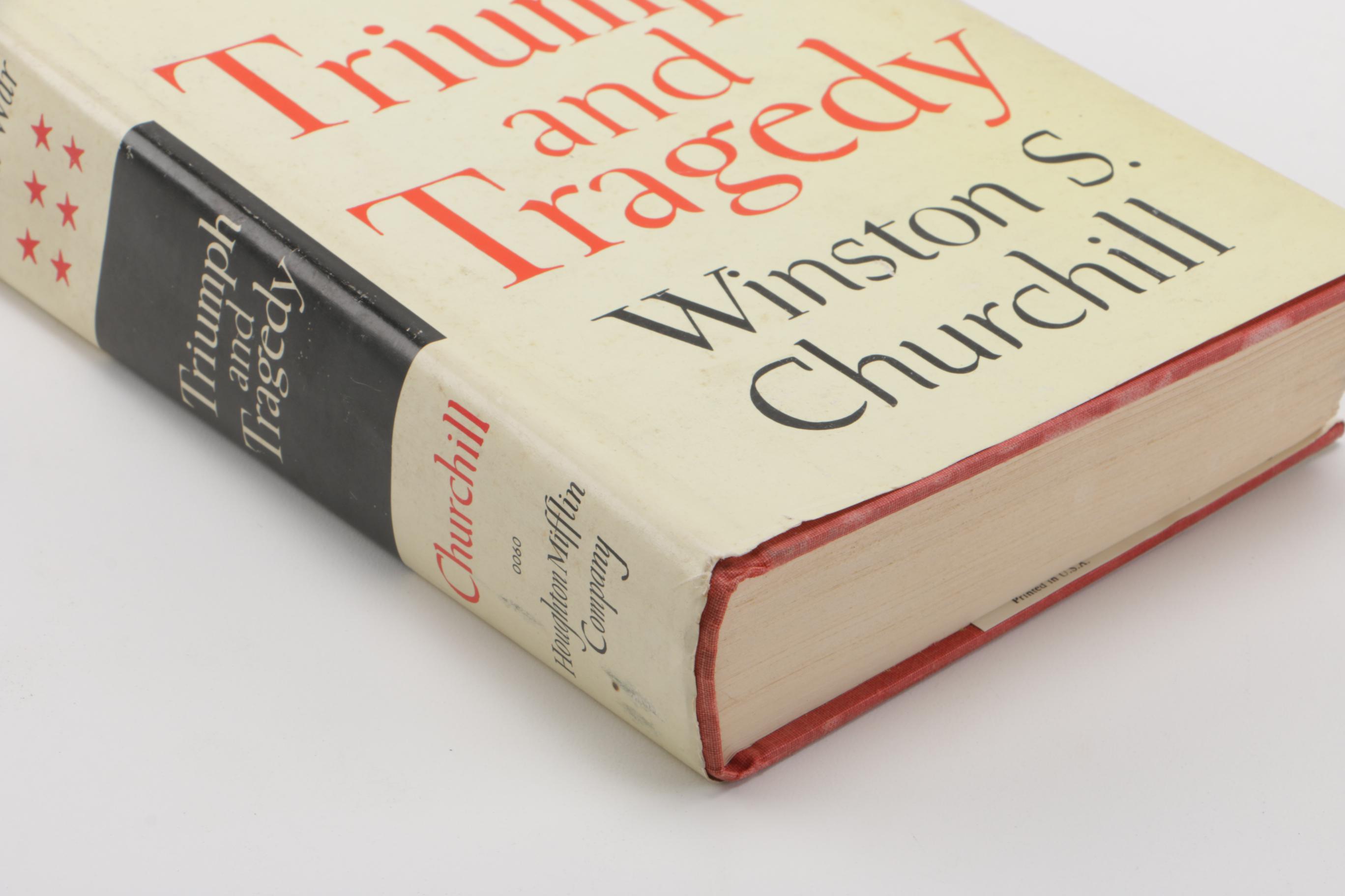 First Edition Six Volume Set of "The Second World War" by Winston Churchill