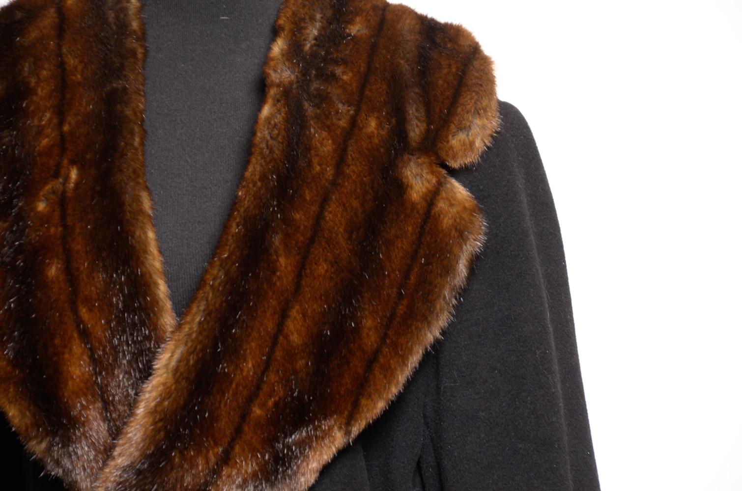 Ralph Lauren Coat with Rabbit Fur Collar