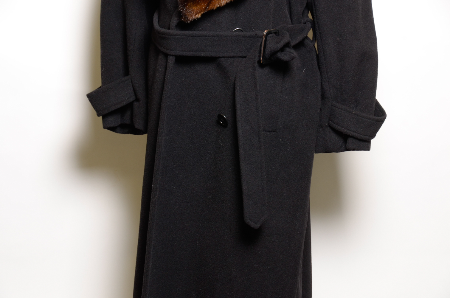 Ralph Lauren Coat with Rabbit Fur Collar