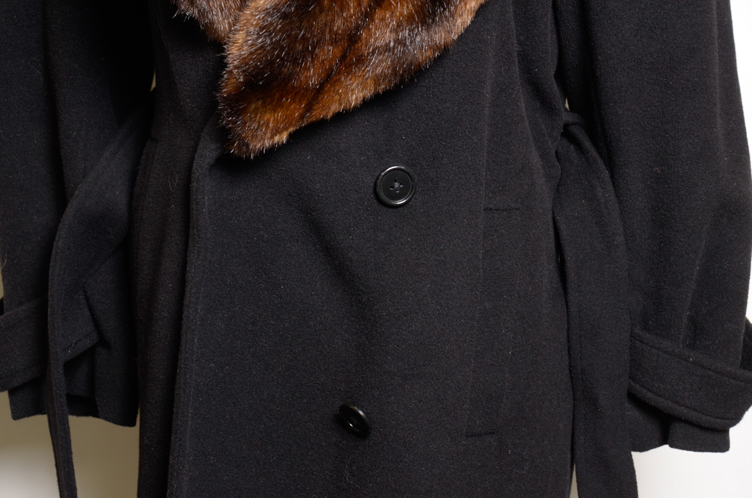 Ralph Lauren Coat with Rabbit Fur Collar