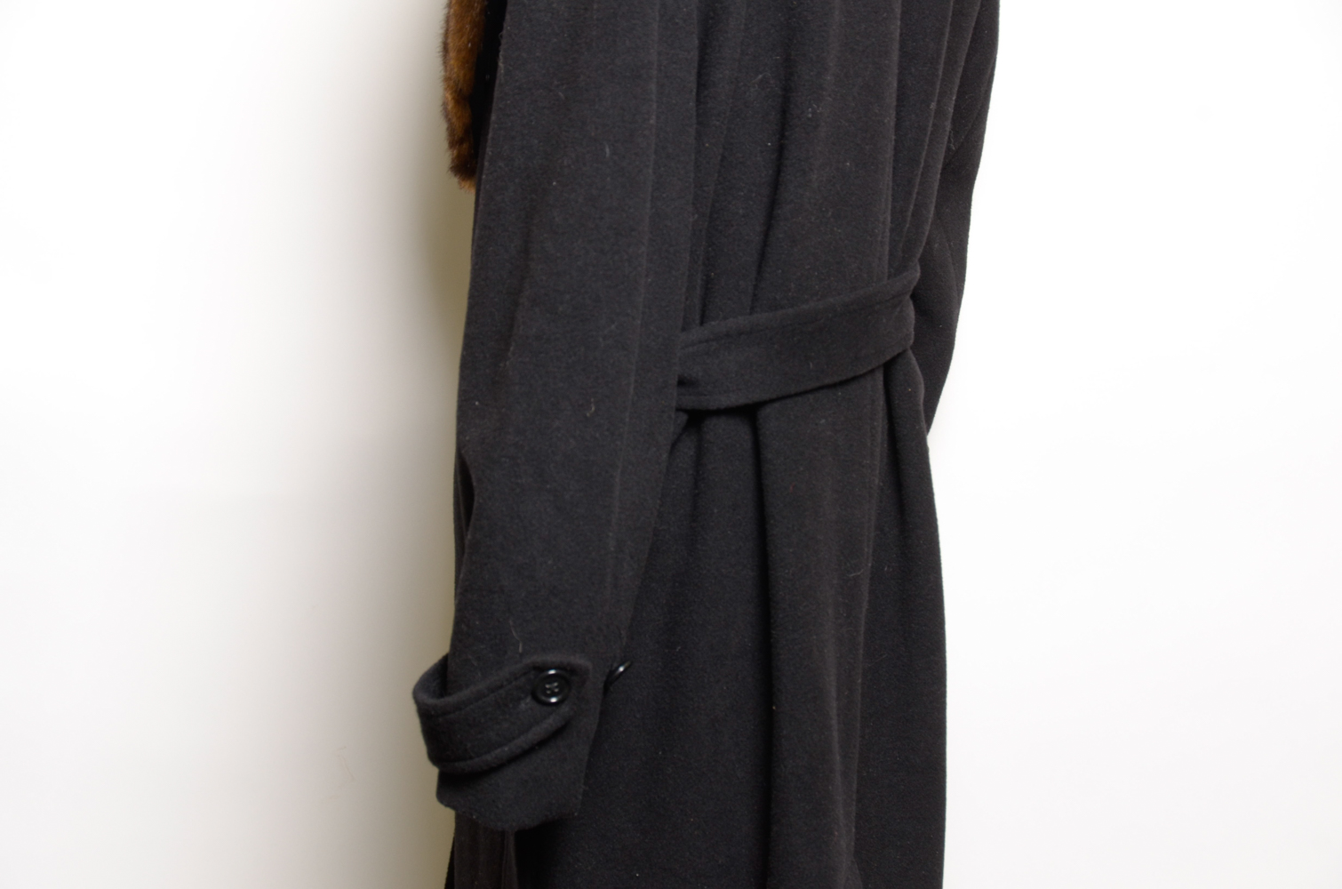 Ralph Lauren Coat with Rabbit Fur Collar