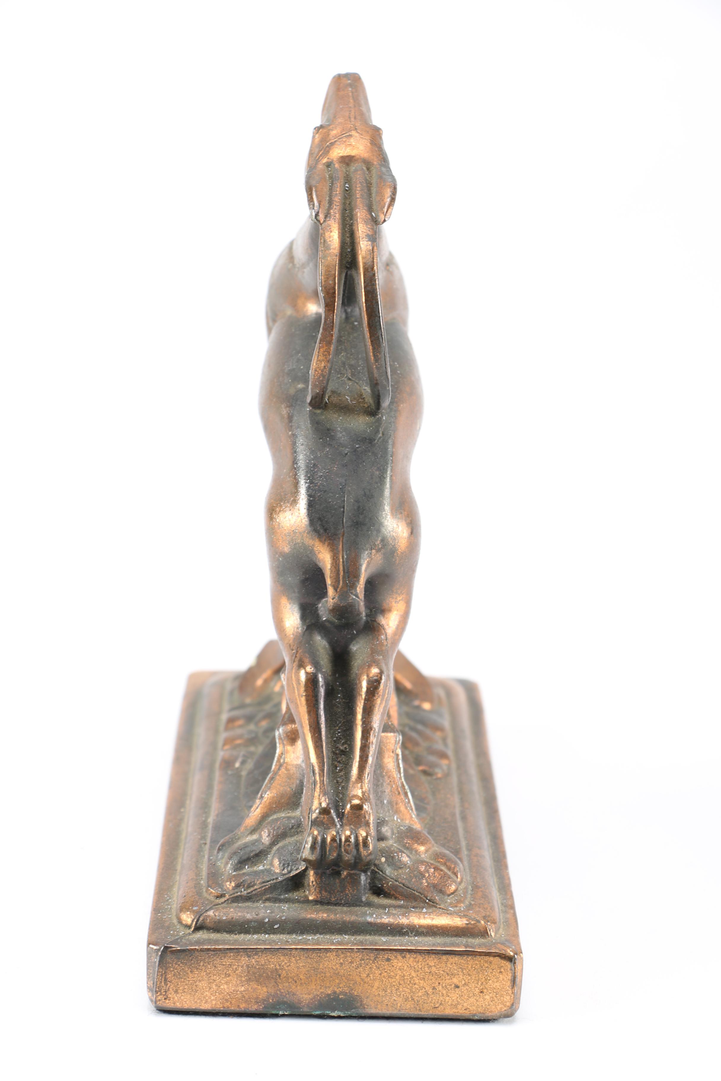 Bronze Antelope Bookends