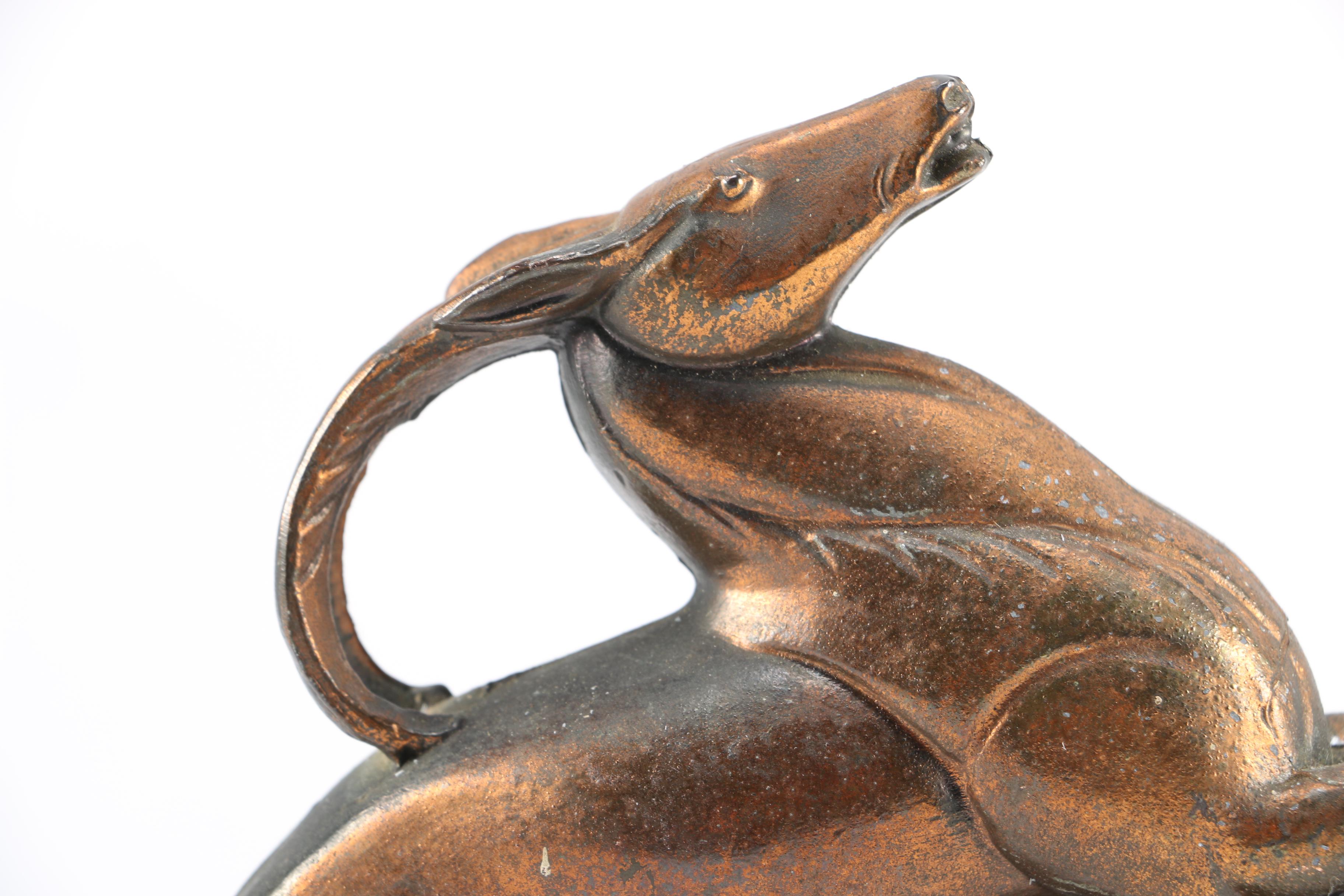 Bronze Antelope Bookends