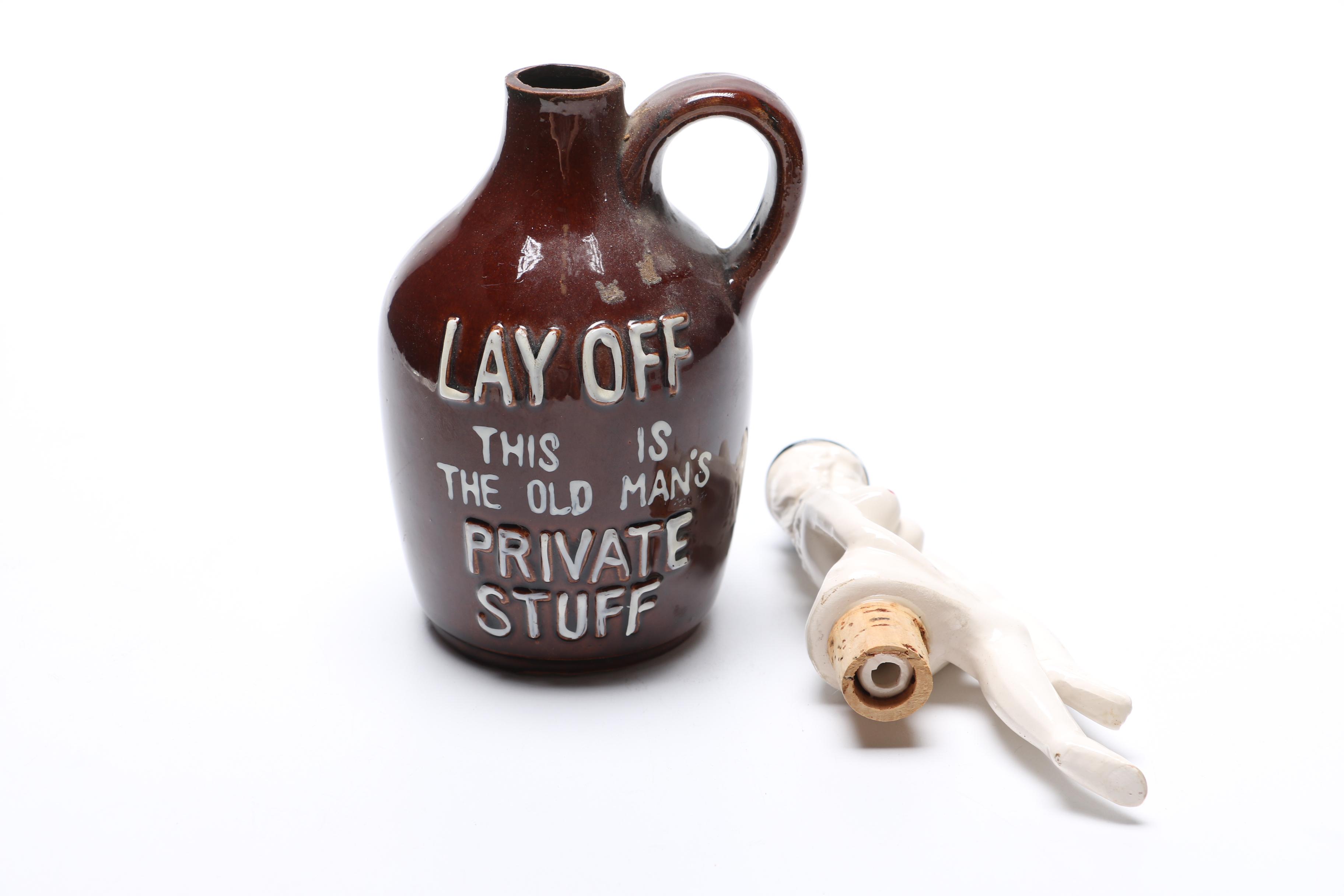 Burlesque-Inspired Figural Jug