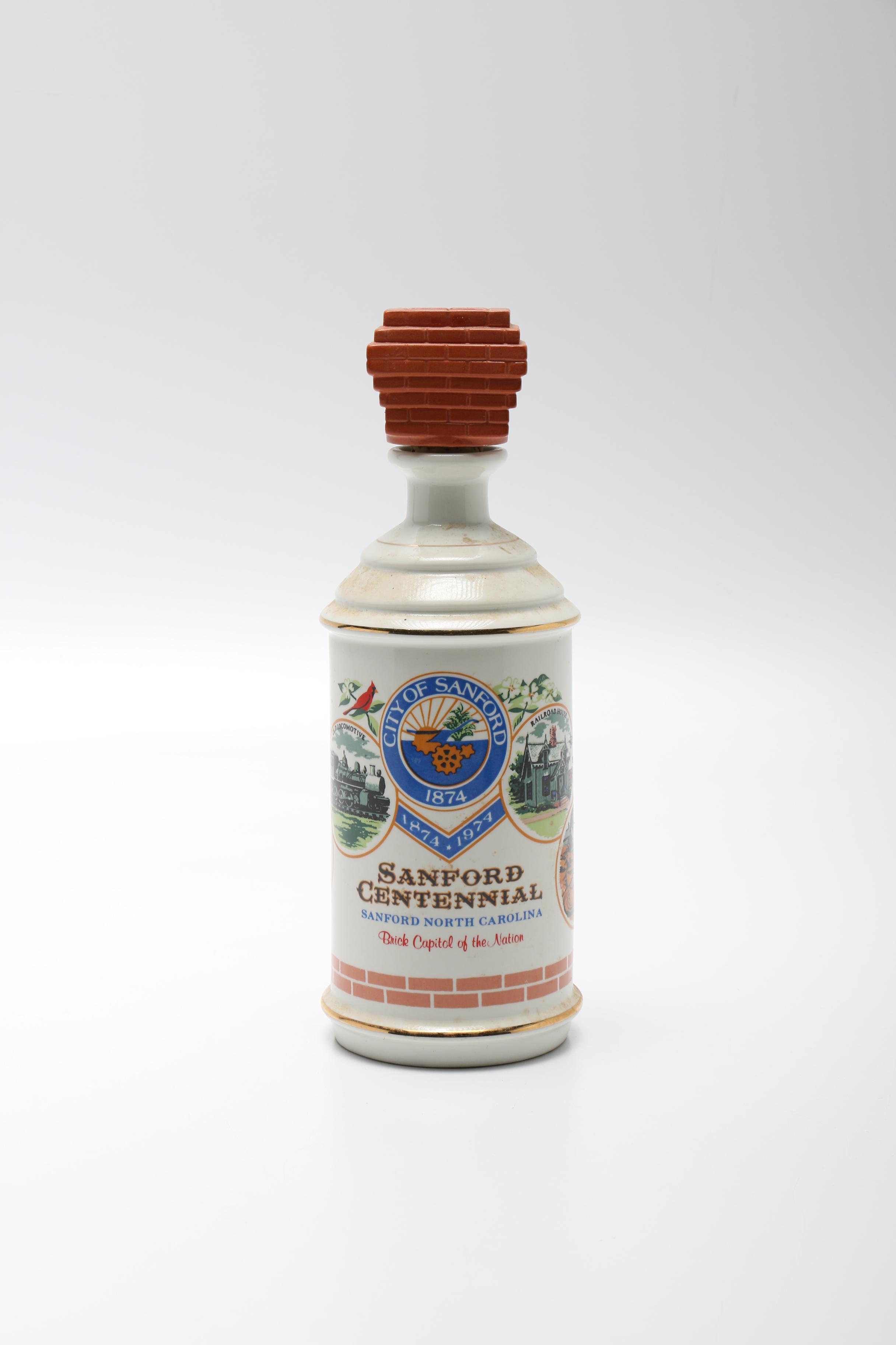 1974 Limited Edition Sanford Centennial Porcelain Decanter