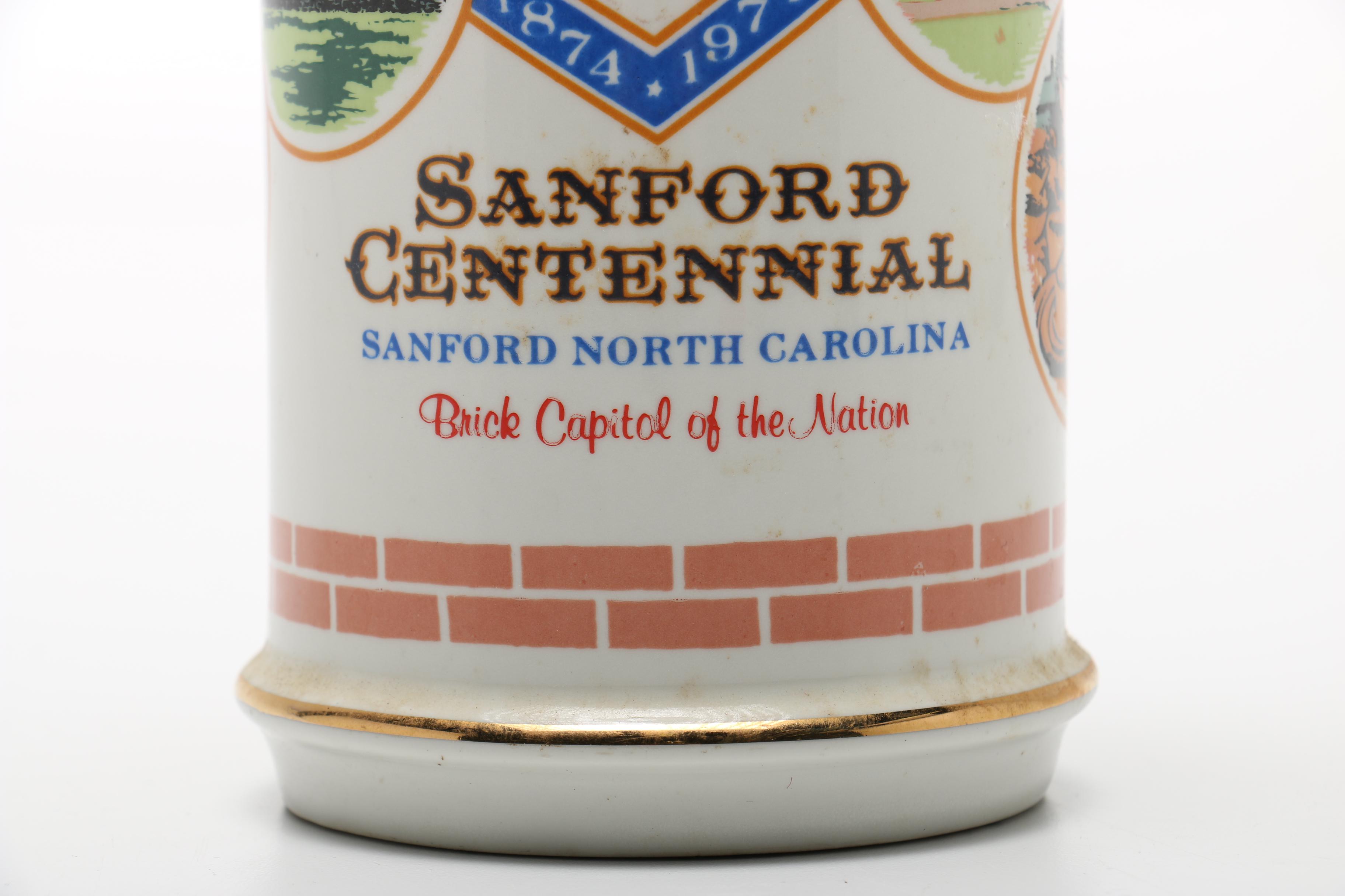 1974 Limited Edition Sanford Centennial Porcelain Decanter