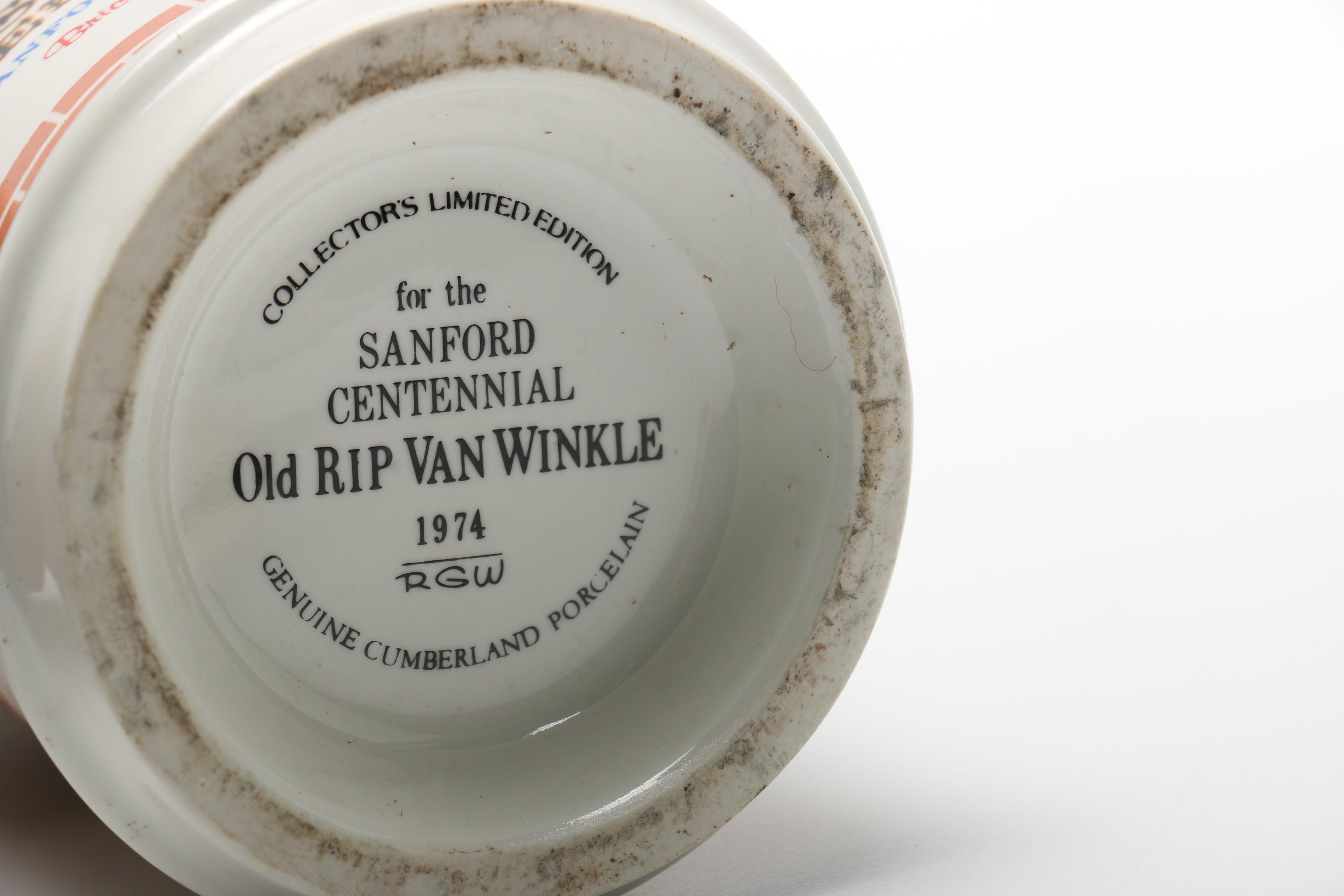 1974 Limited Edition Sanford Centennial Porcelain Decanter