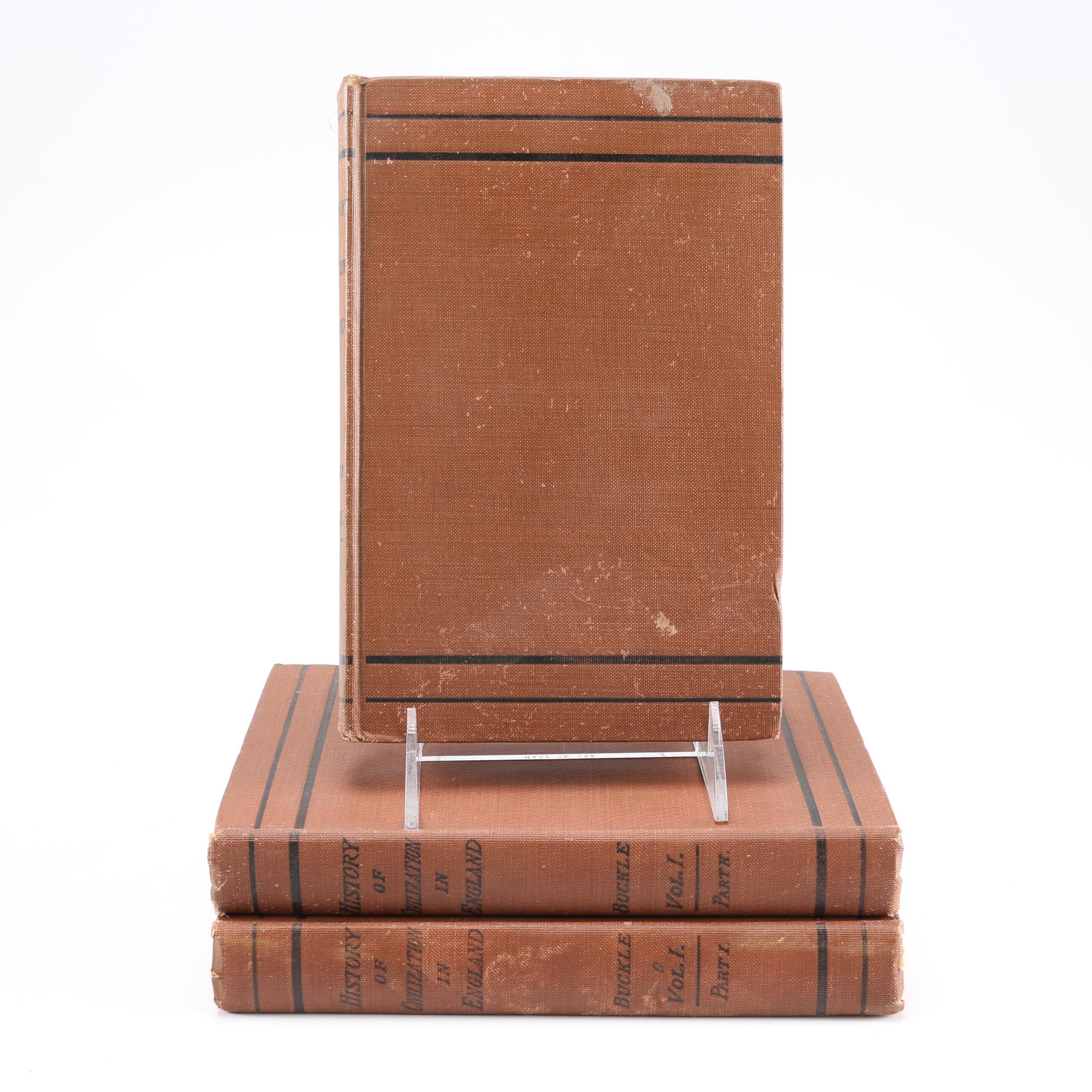 1913 "History of Civilization in England" Volumes