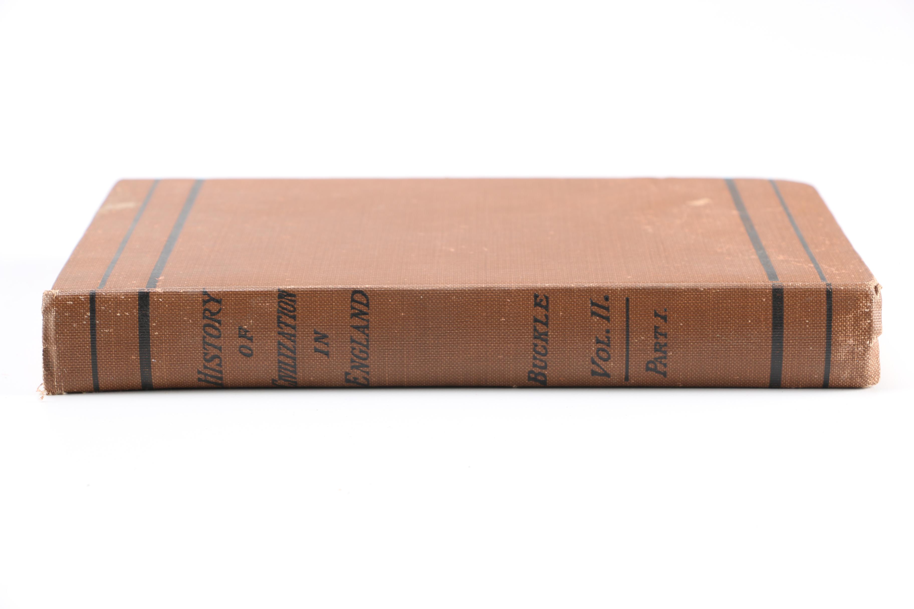 1913 "History of Civilization in England" Volumes