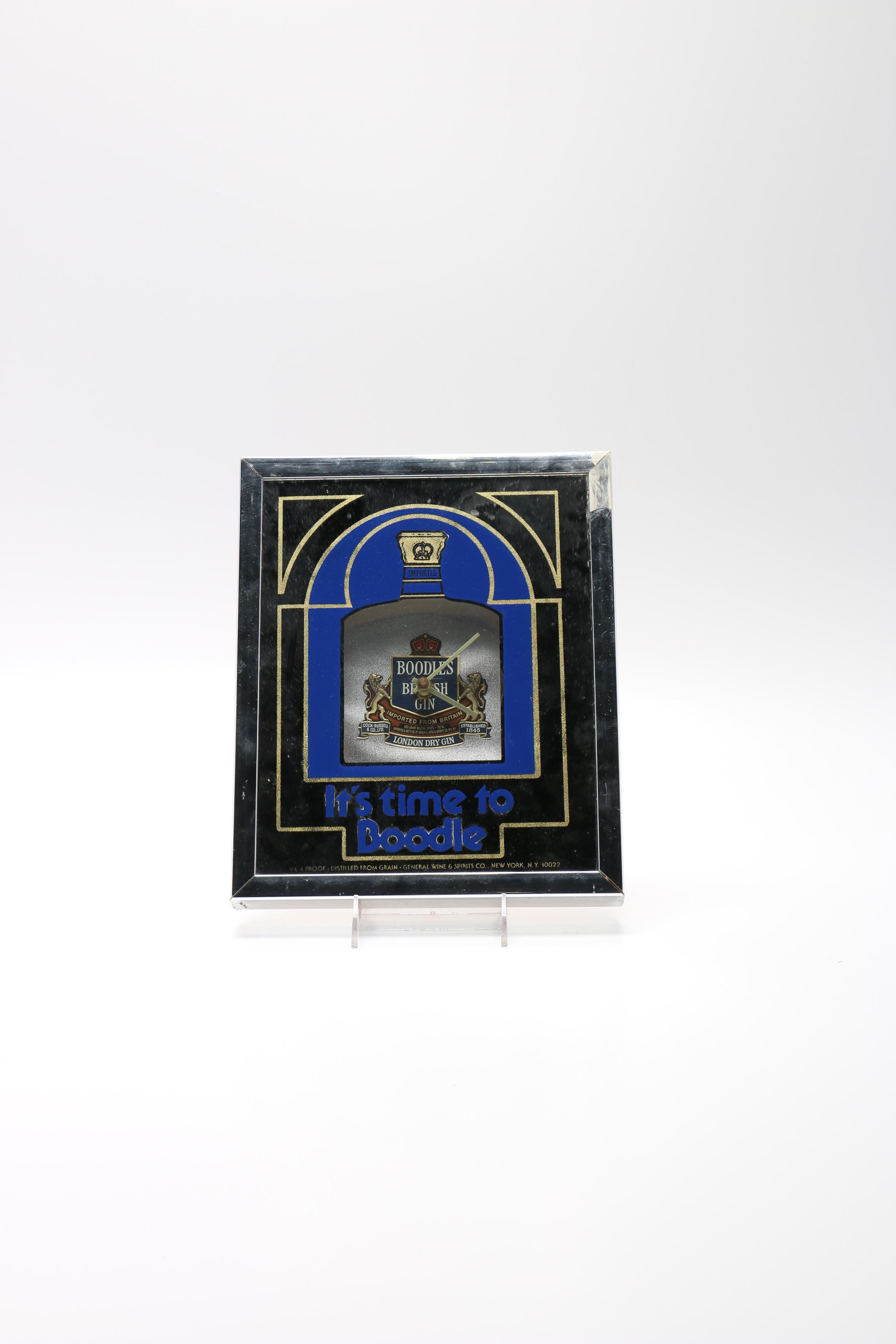 "Boodles British Gin" Wall Clock