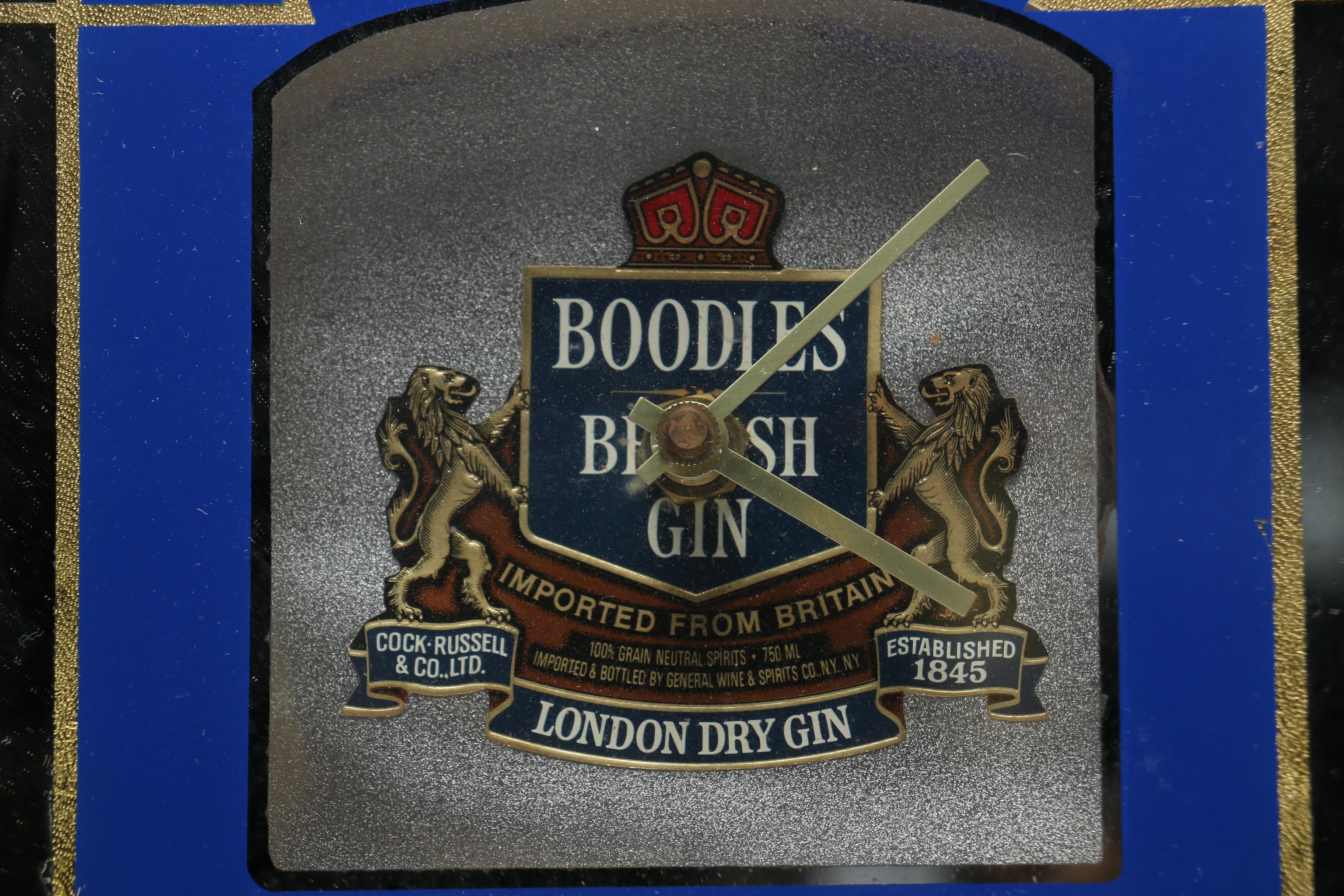 "Boodles British Gin" Wall Clock