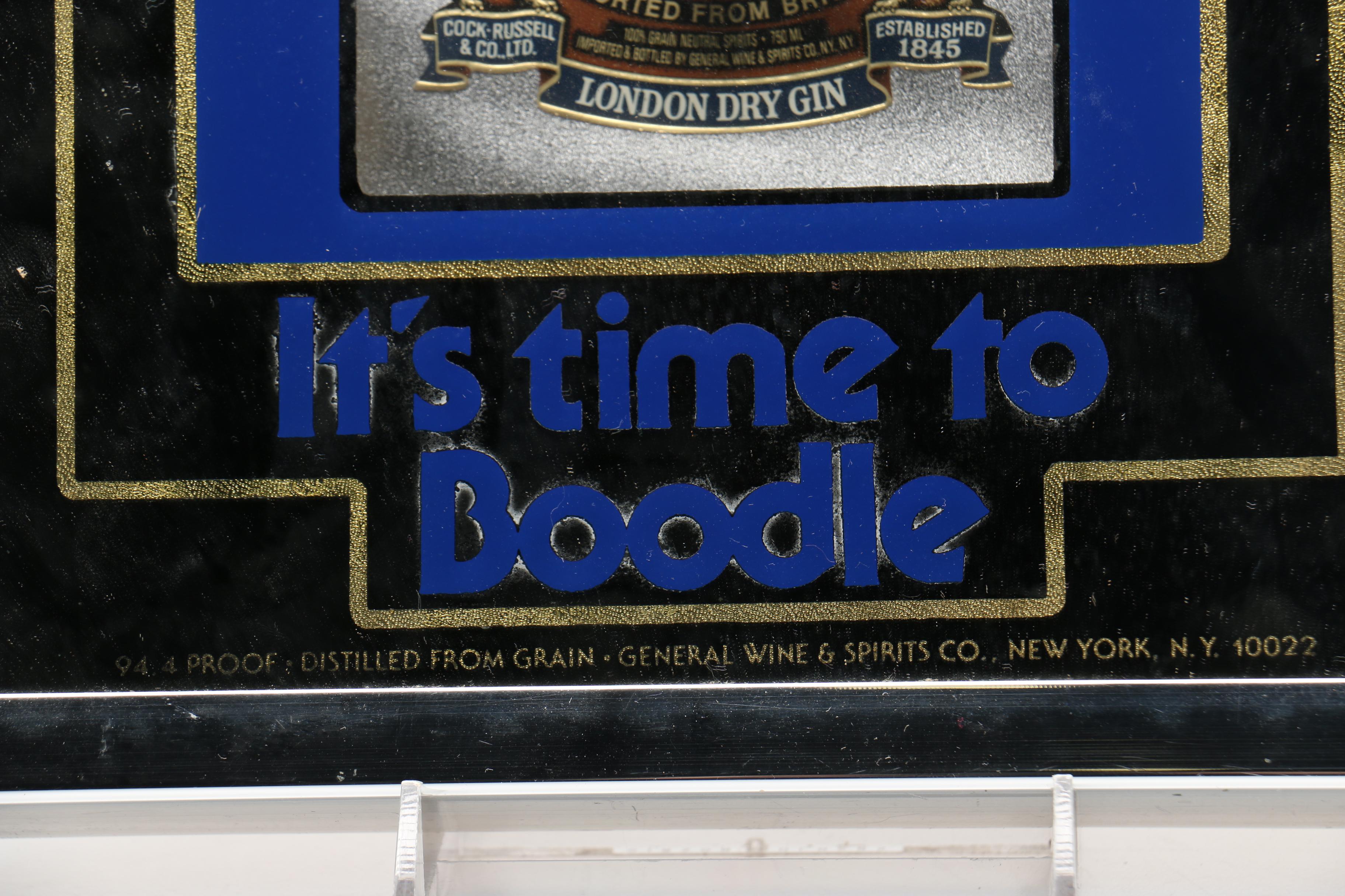 "Boodles British Gin" Wall Clock