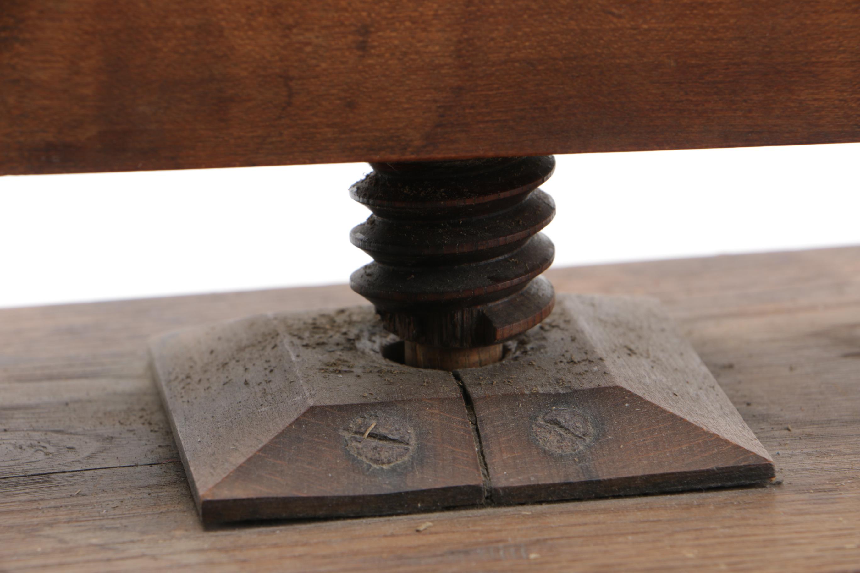 Vintage Wooden Book Press