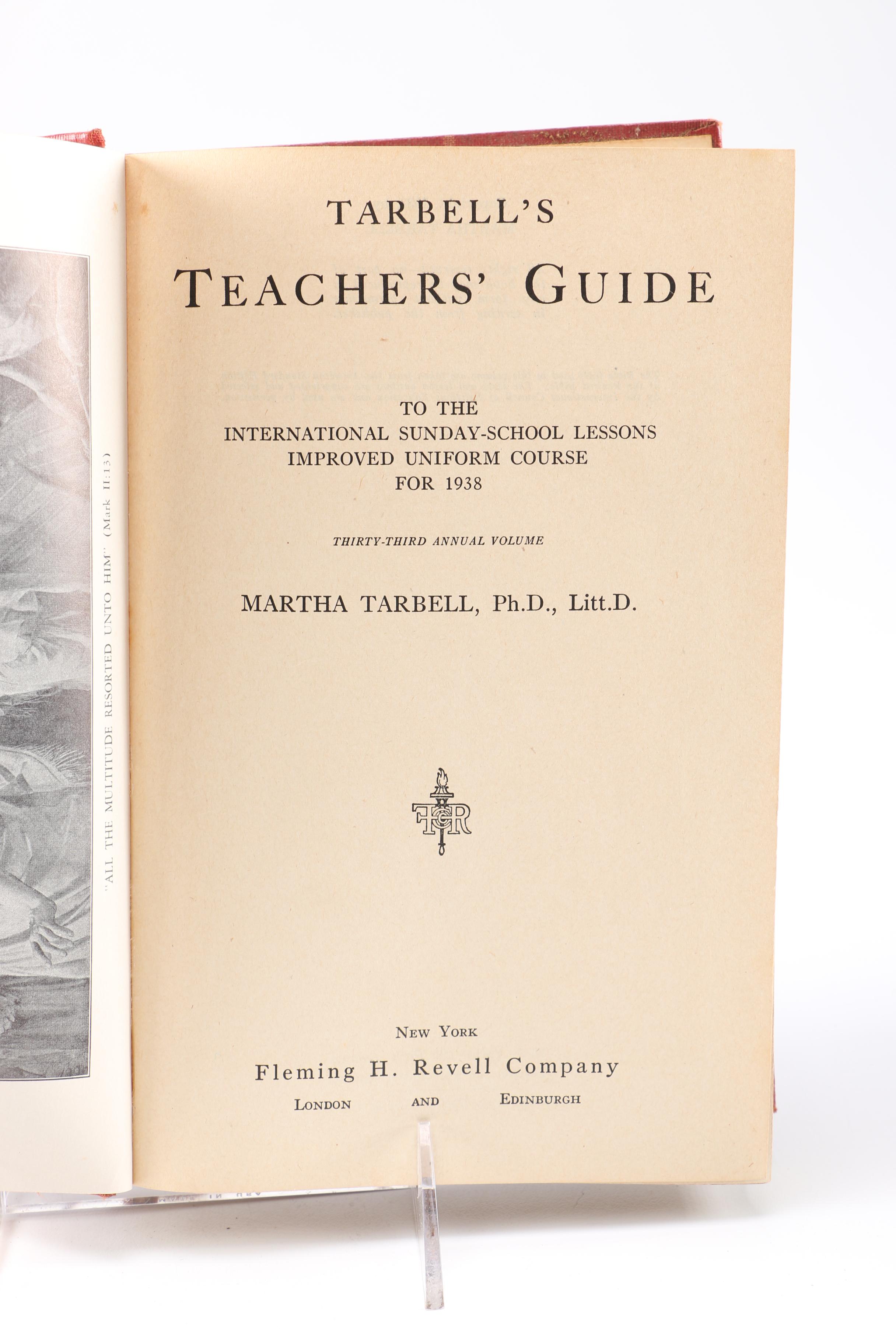 1928–1940 "Tarbell's Teachers' Guides" for Sunday School Teachers