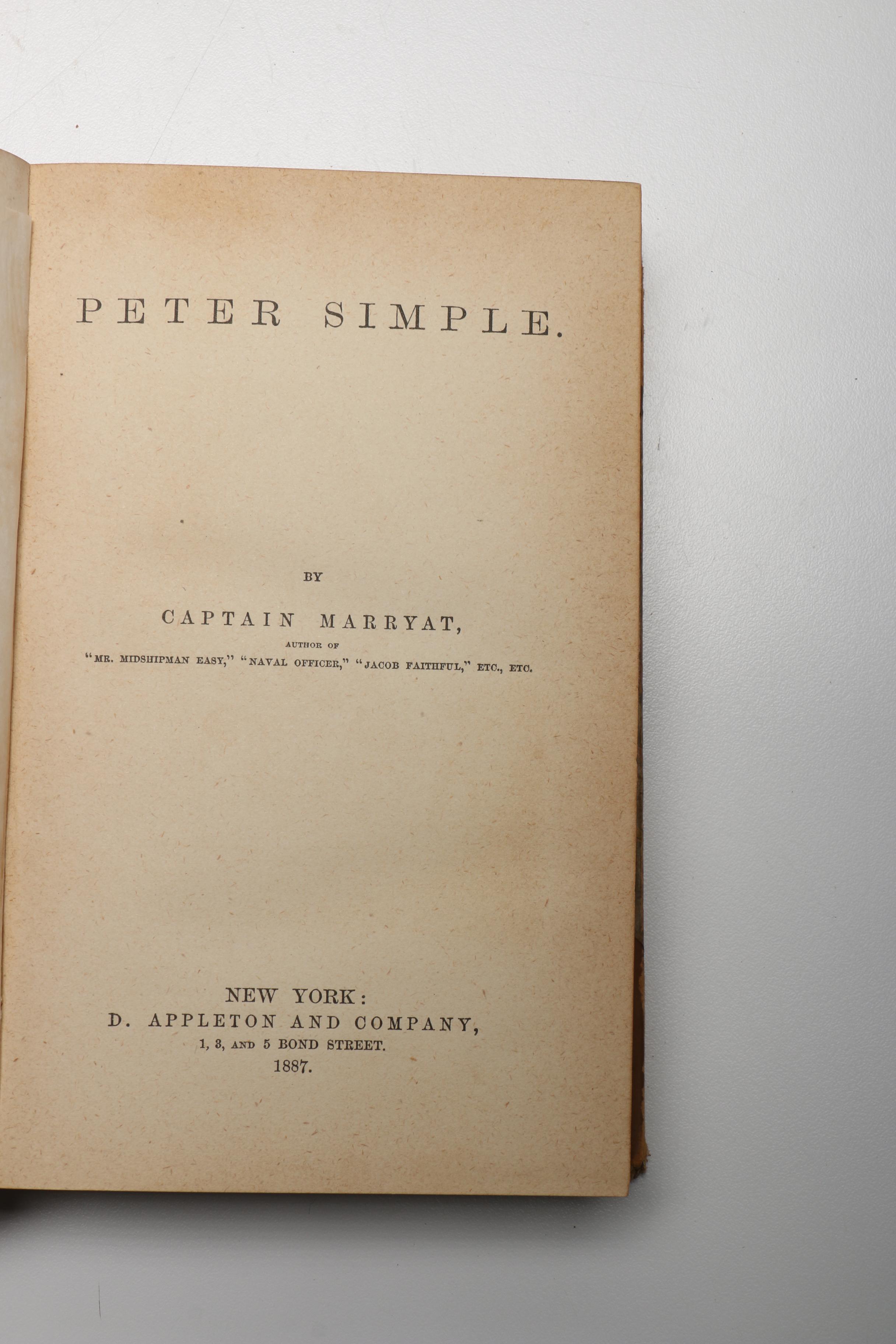 1887–1890 Captain Marryat Sea Stories