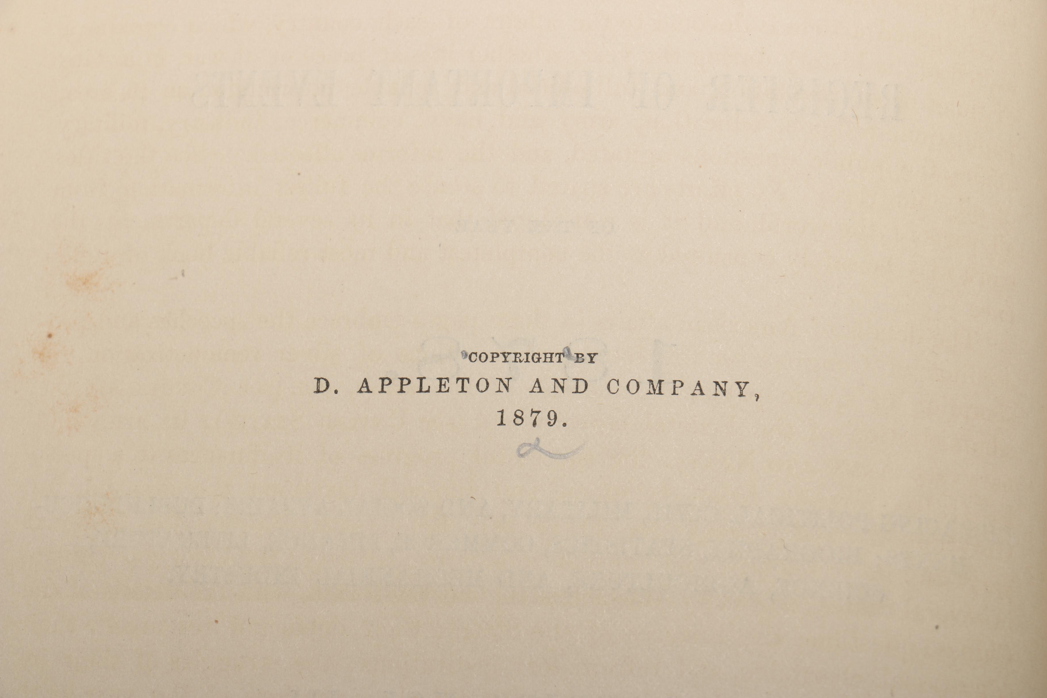 "The Annual Cyclopedia" Volume II and III