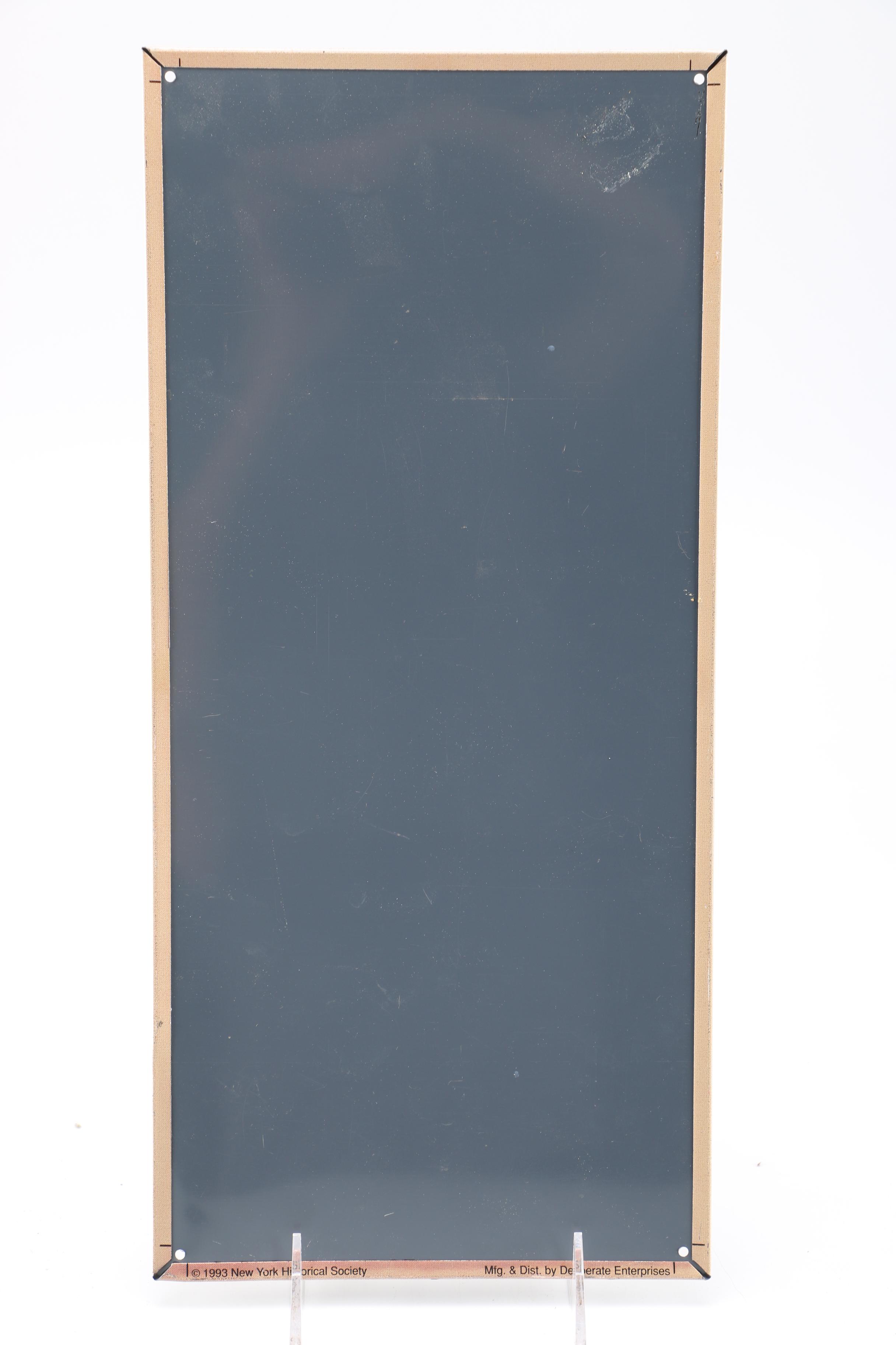 New York Historical Society Tin Wall Decor