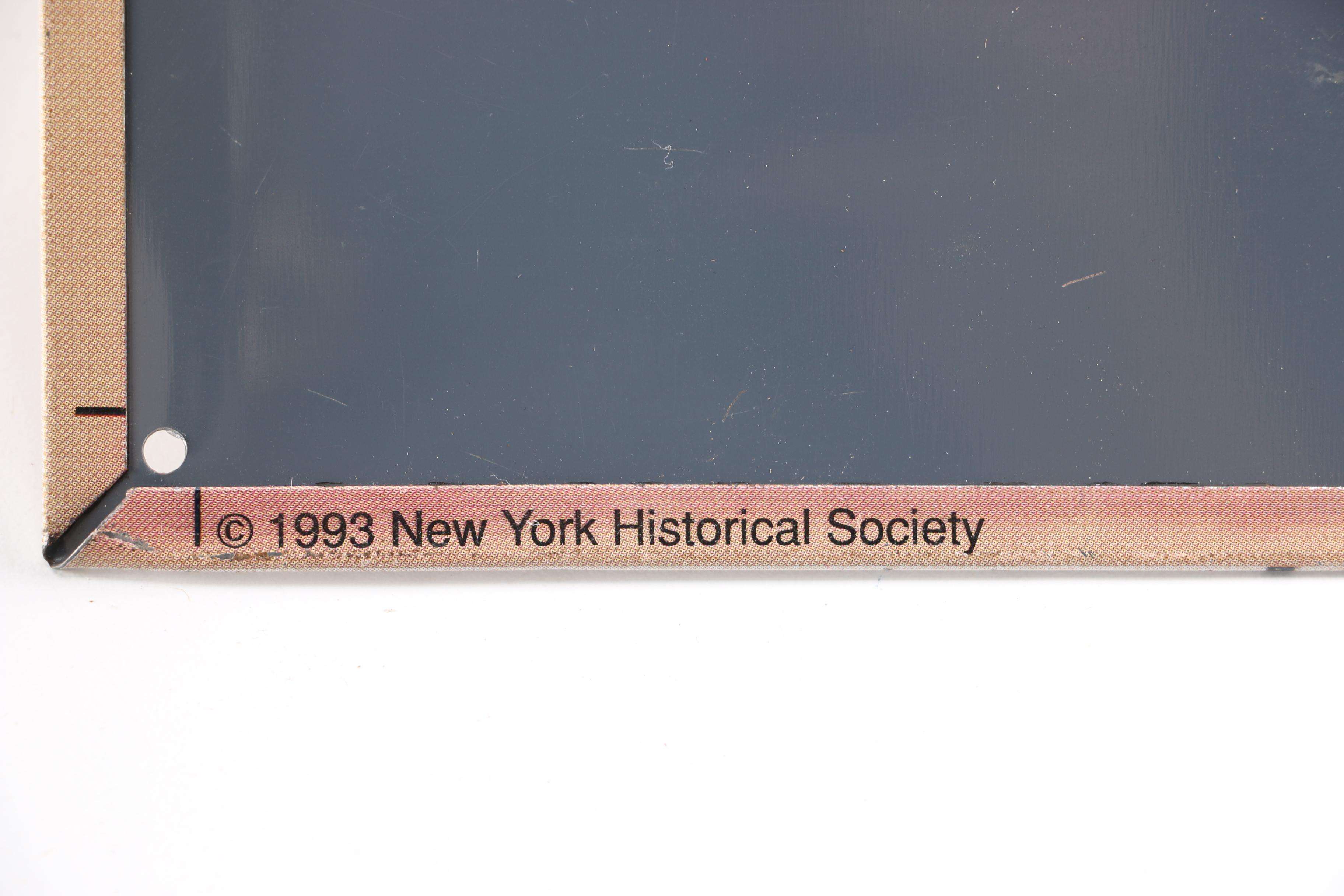 New York Historical Society Tin Wall Decor